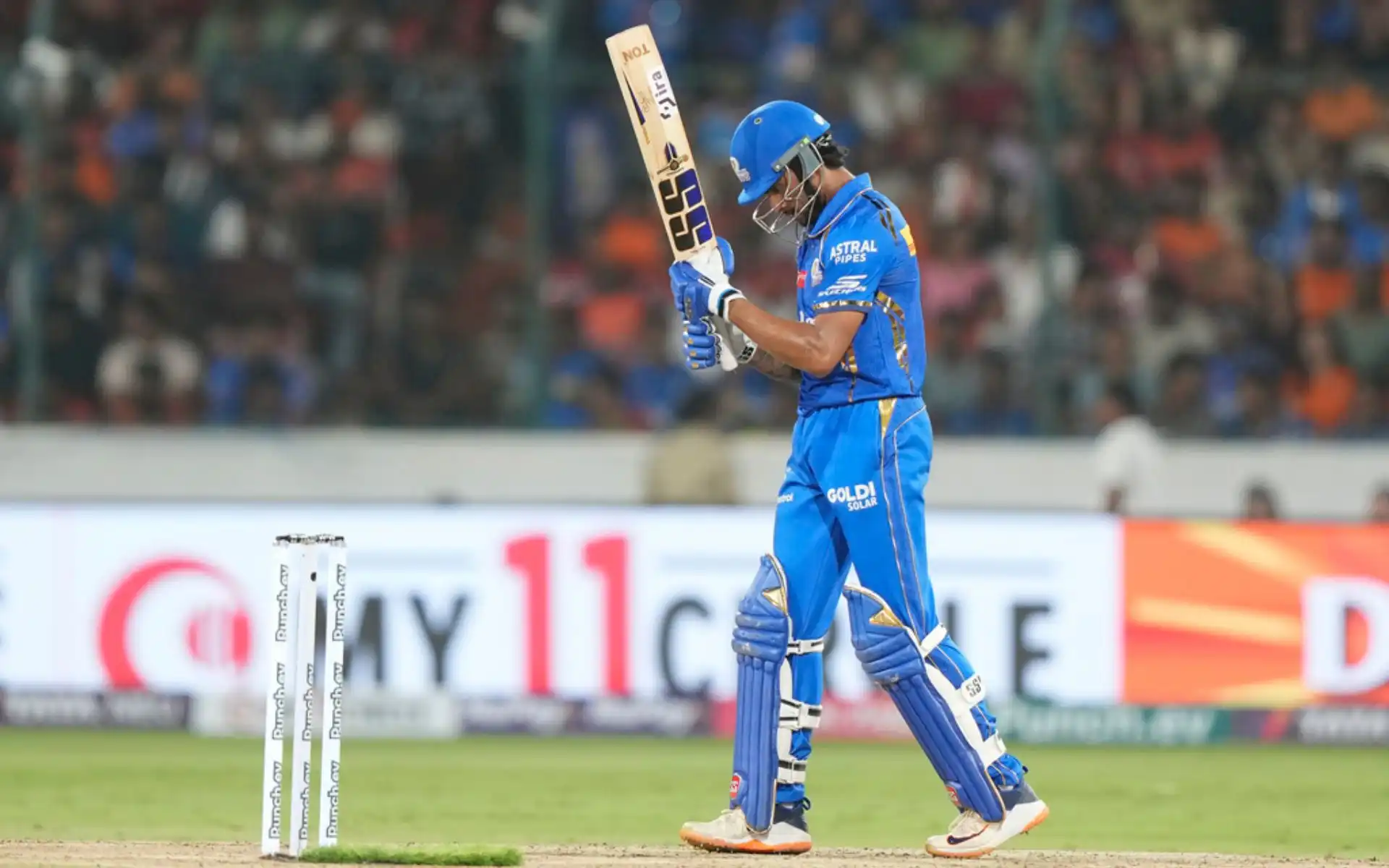 Tilak Varma Pays Tribute to Suryakumar Yadav in IPL 2024 [AP]