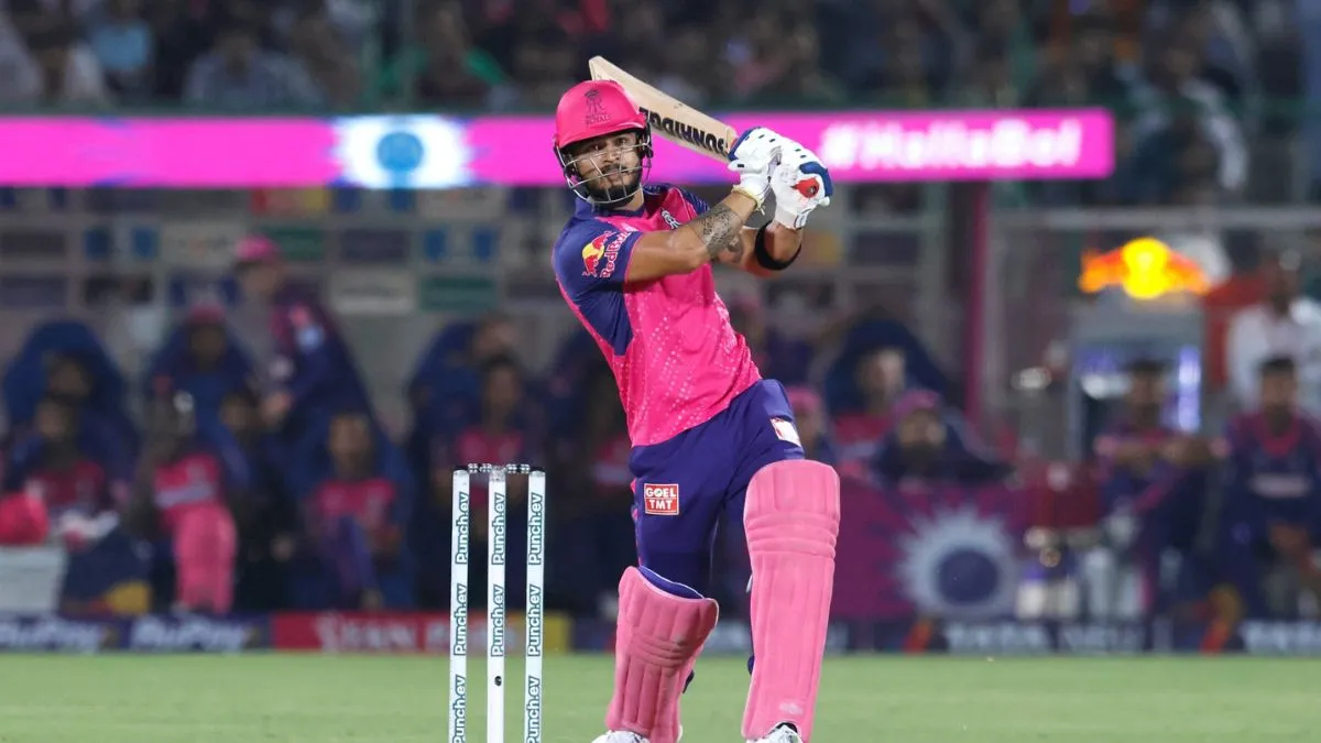 Riyan Parag against RR in IPL 2024 (X.com)