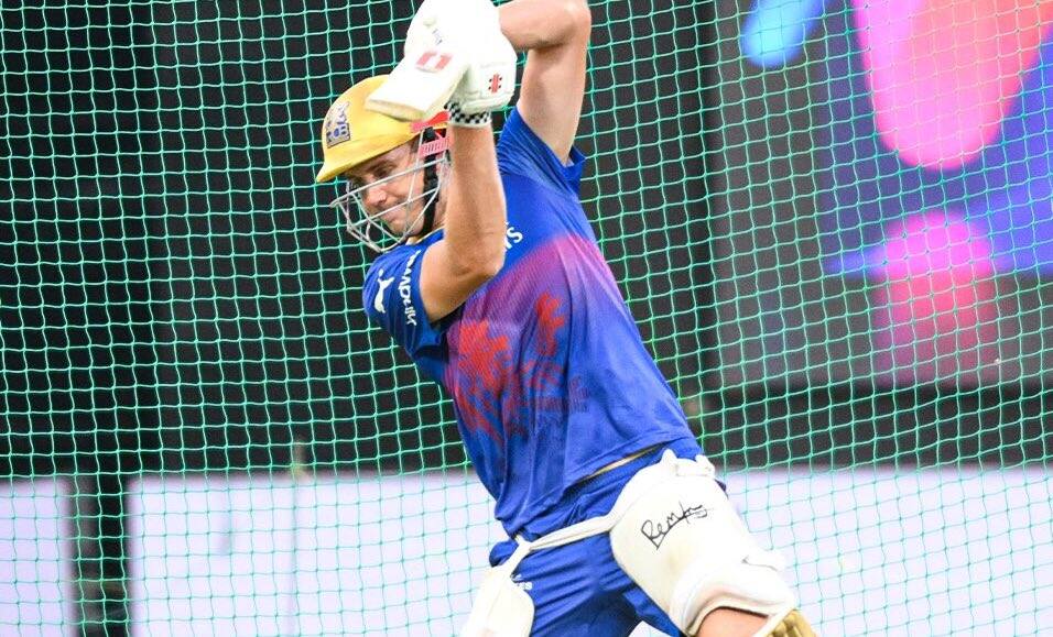 Cameron Green in practice ahead of the game against KKR [X]