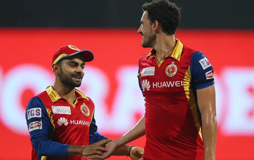Throwback to when Kohli & Starc played for RCB 