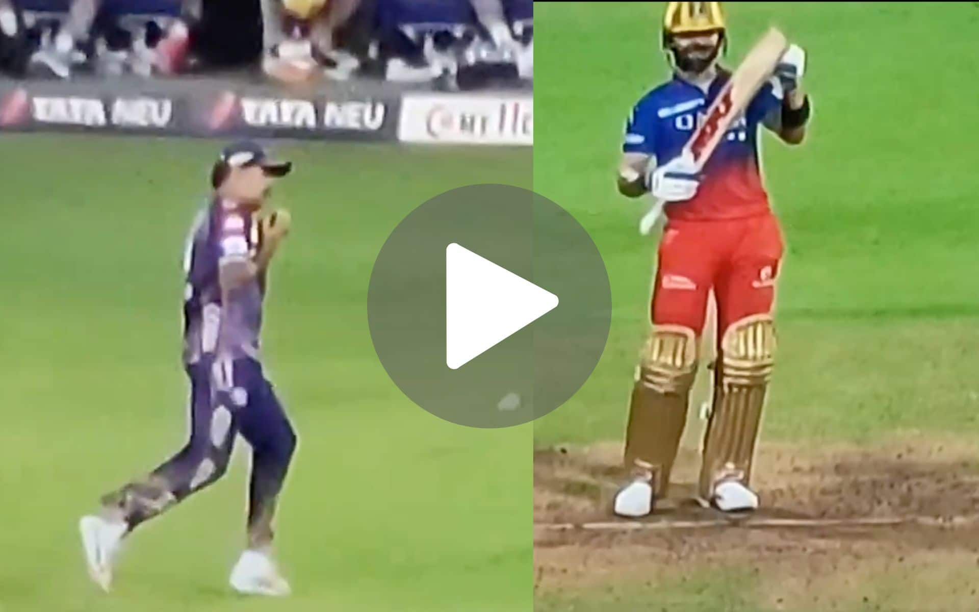 [Watch] Virat Kohli's Hilarious Reaction As Sunil Narine Drops An Easy Catch