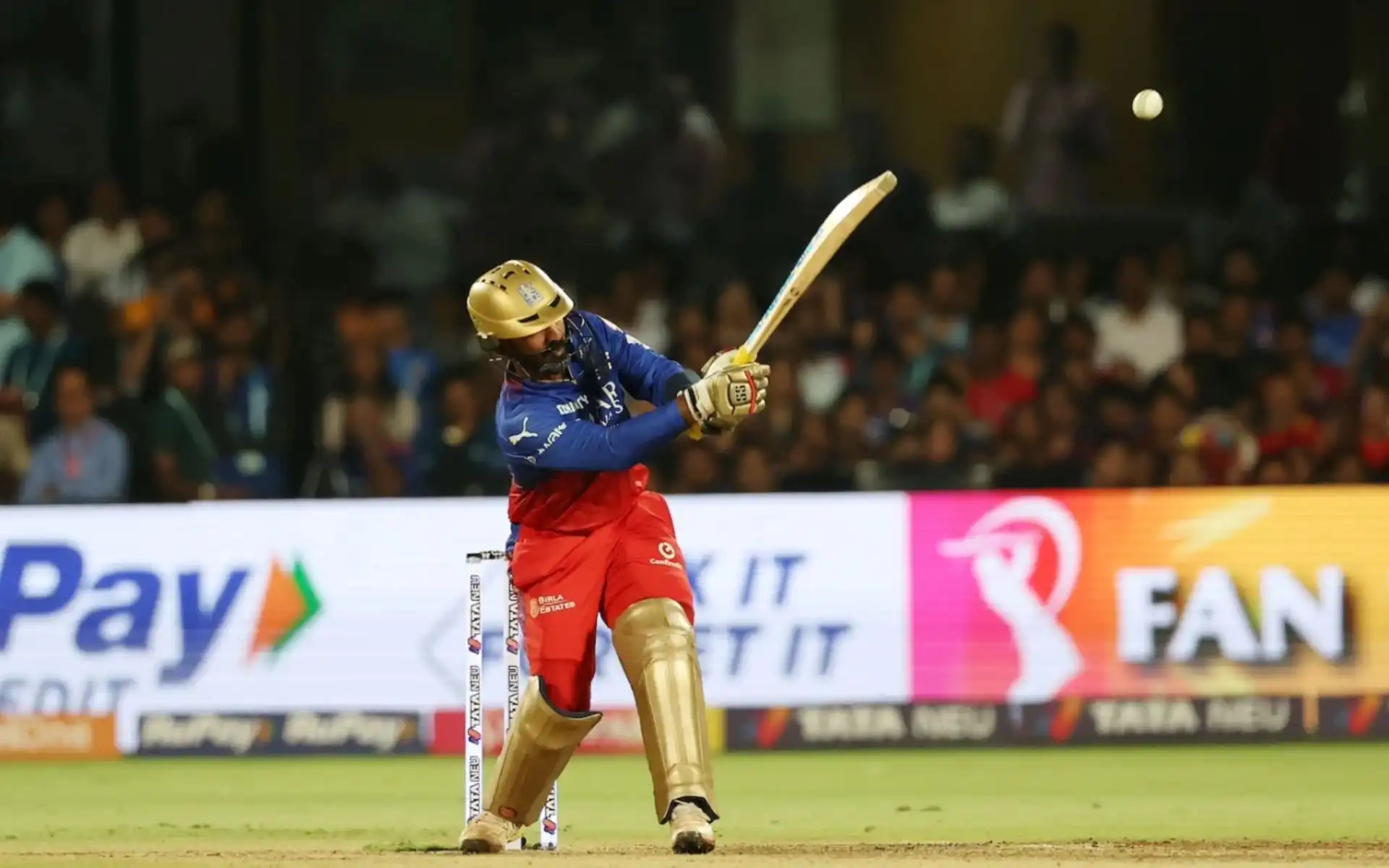 Dinesh Karthik in action against KKR in IPL 2024 (BCCI)