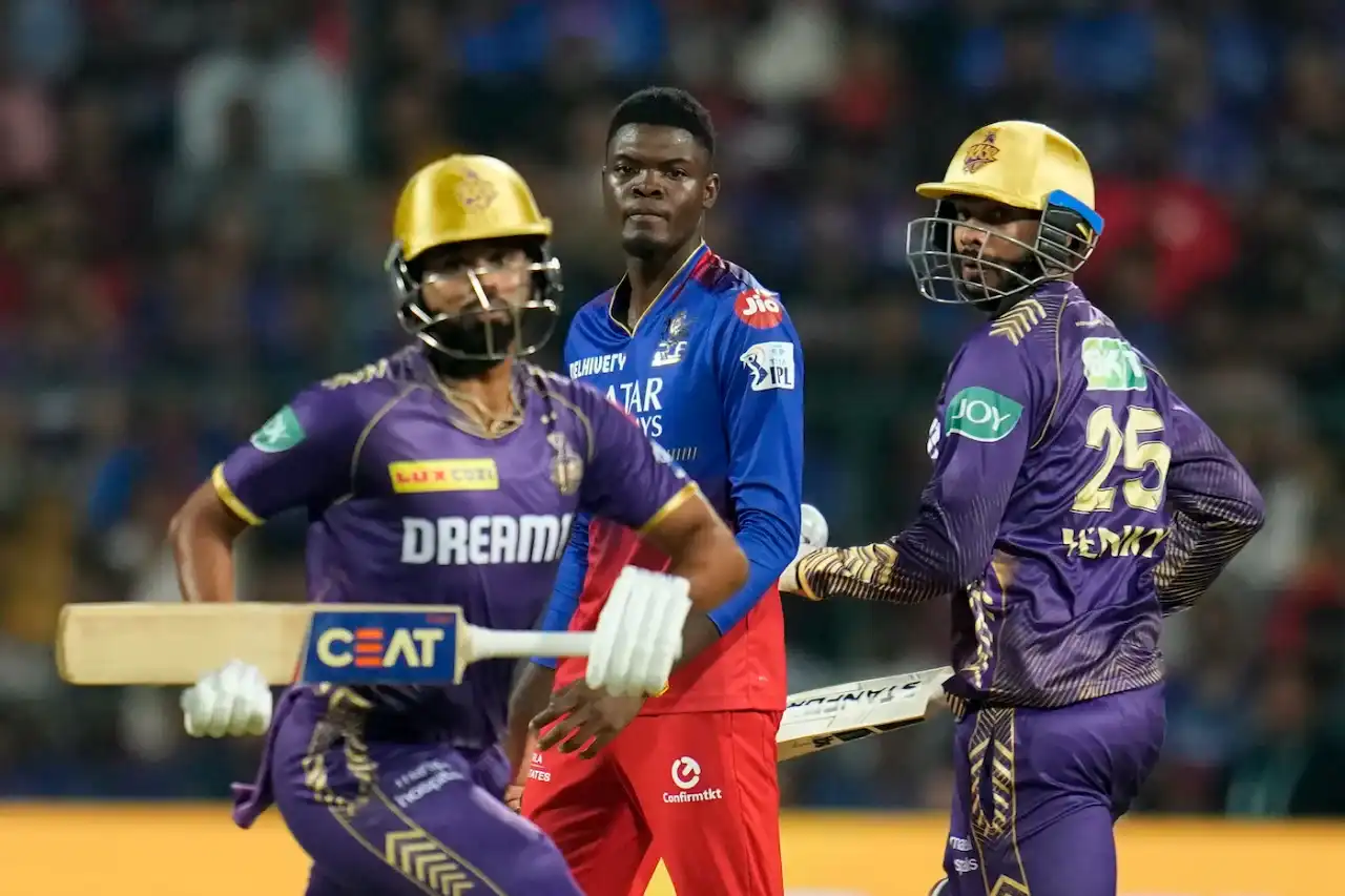 Shreyas Iyer and Venkatesh Iyer shared a match-winning stand vs RCB (AP)