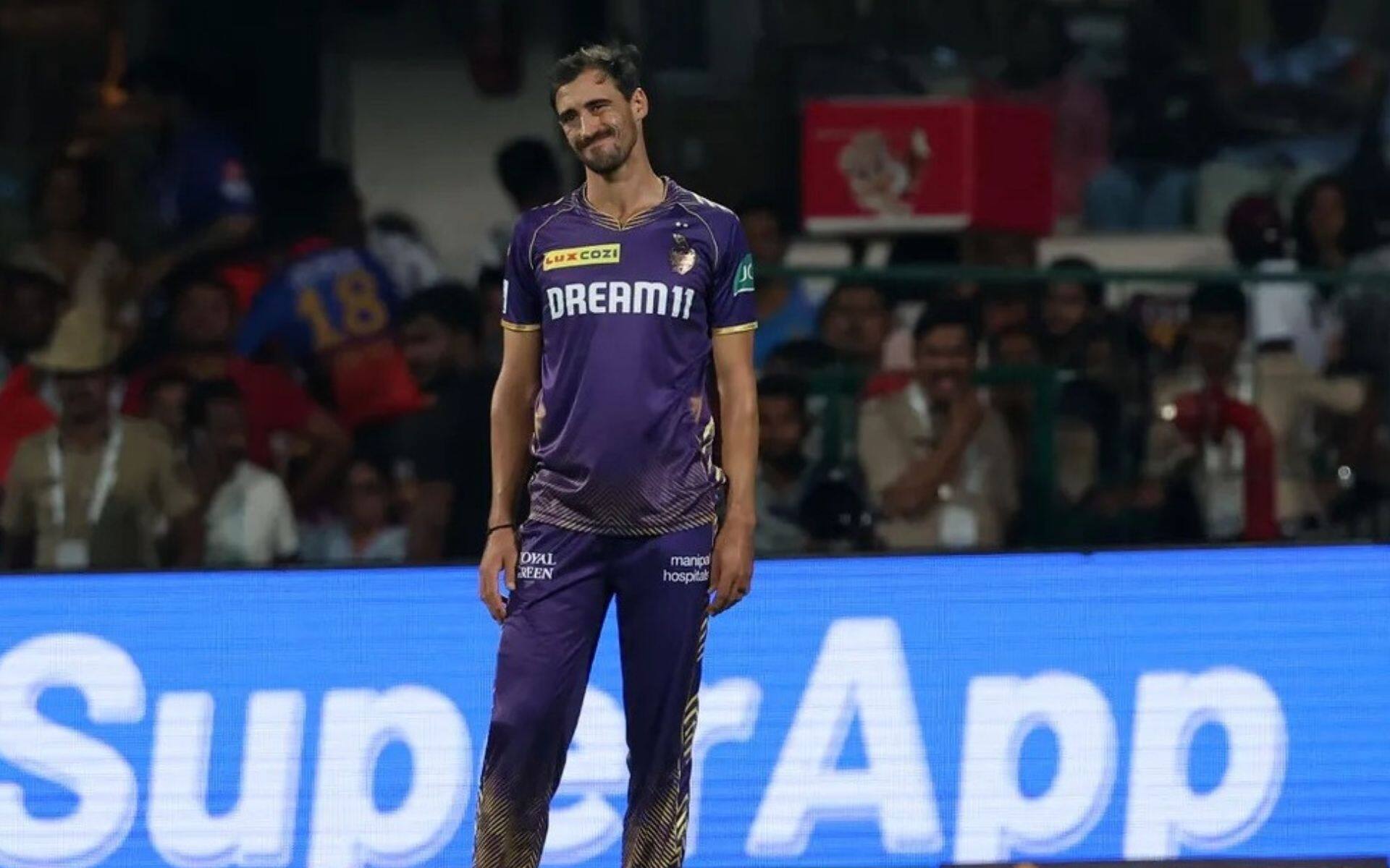 Mitchell Starc has not found his rhythm with the ball in IPL 2024 [X]