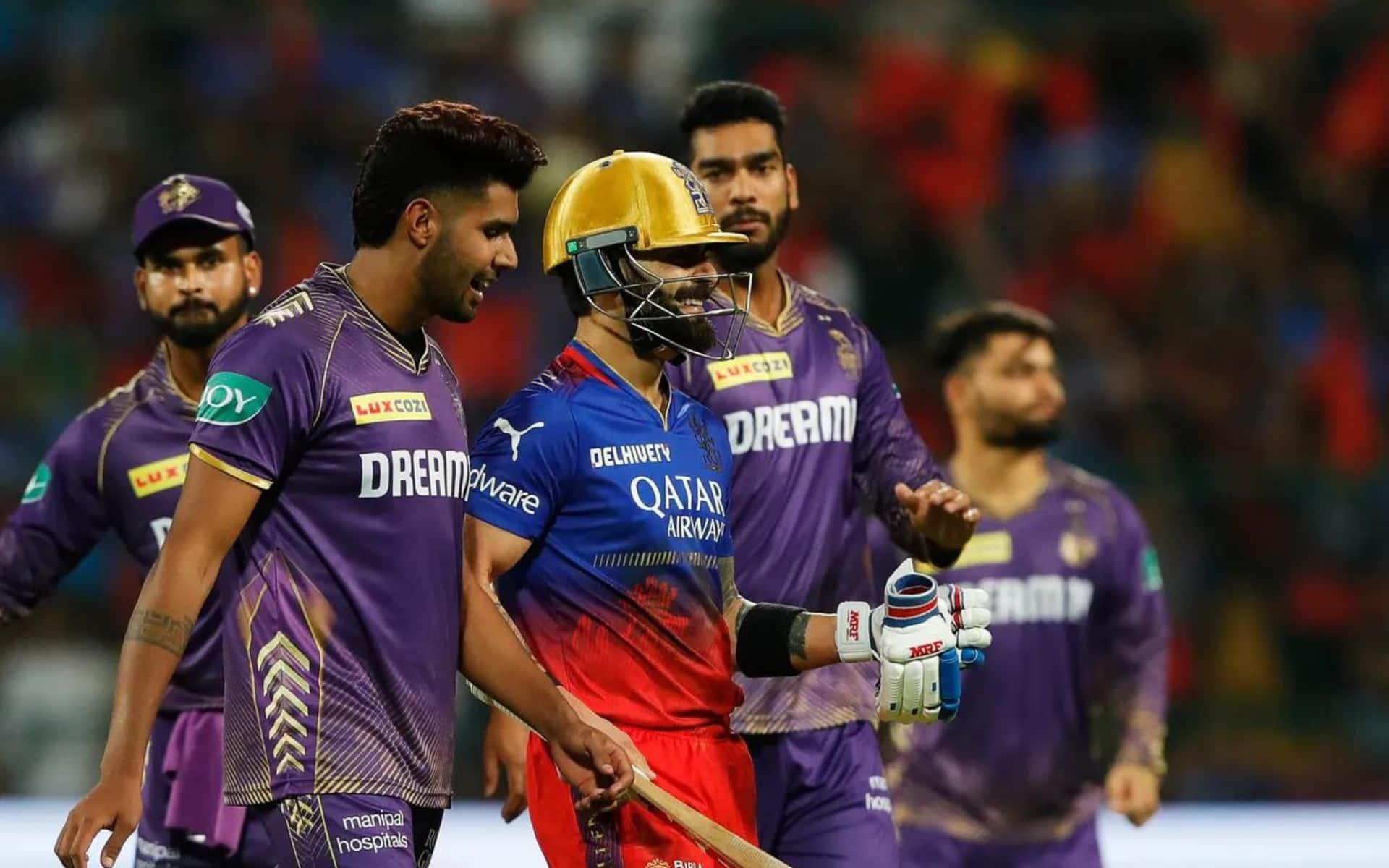 KKR won the match by 7 wickets. 