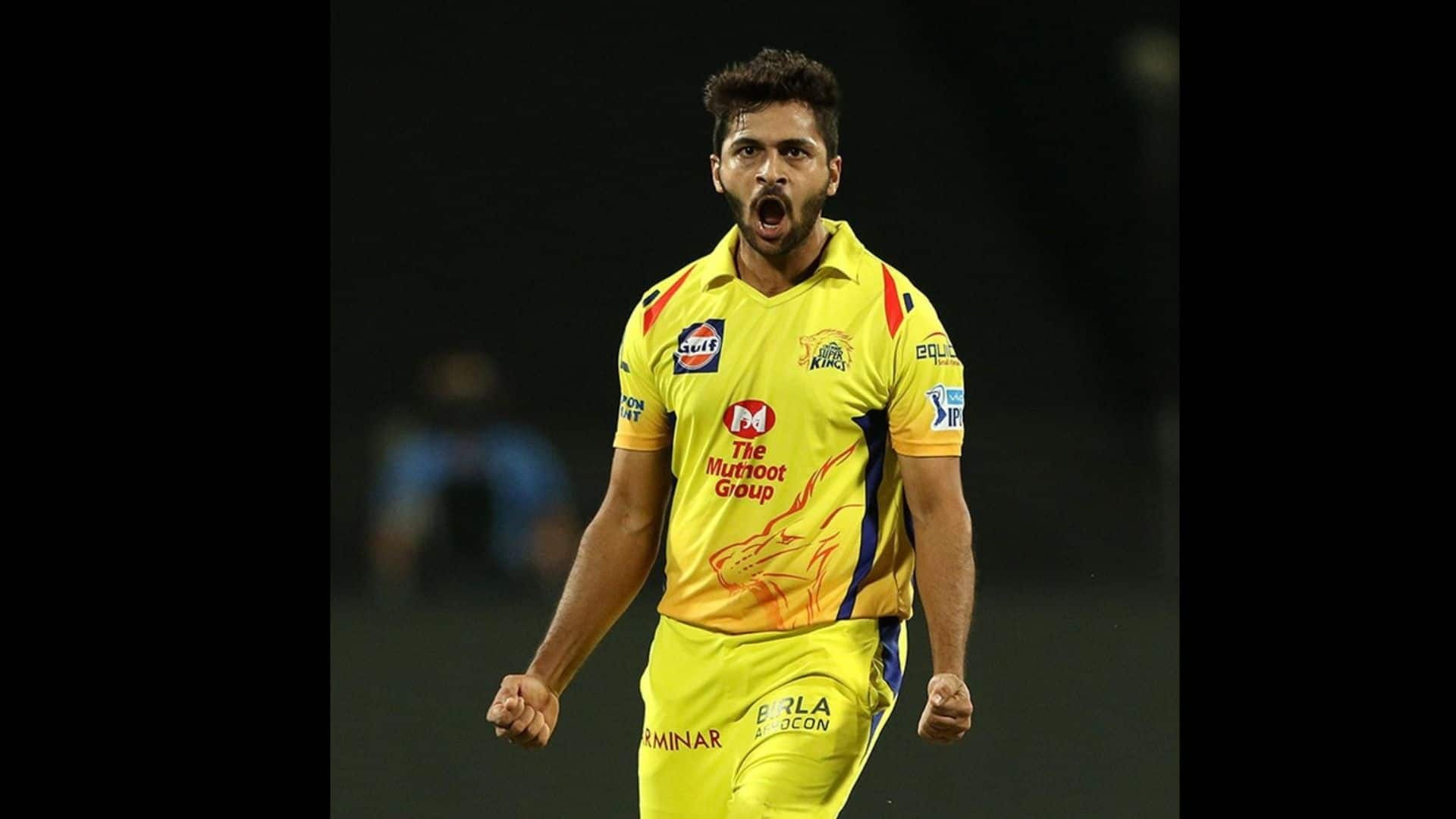 Shardul Thakur in CSK colours (X.com)