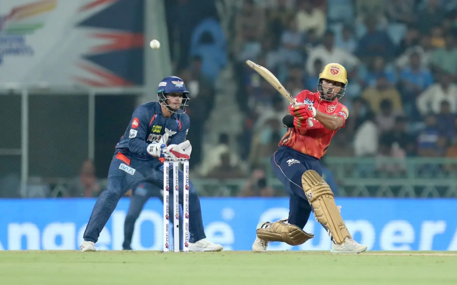 Shikhar Dhawan in action against LSG in IPL 2024 (BCCI)