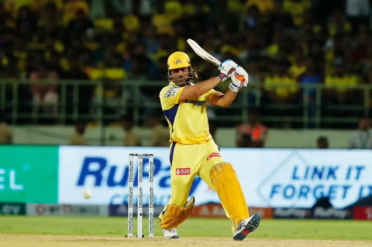 MS Dhoni in action against DC in IPL 2024 (BCCI)