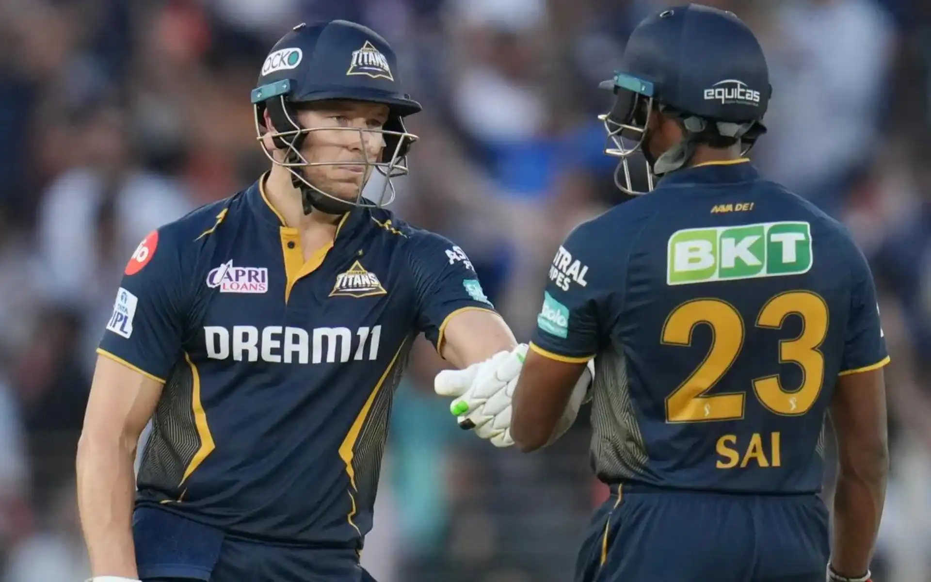 David Miller and Sai Sudharsan took a toll of Mayank Markande and finished he game as a competition [iplt20.com