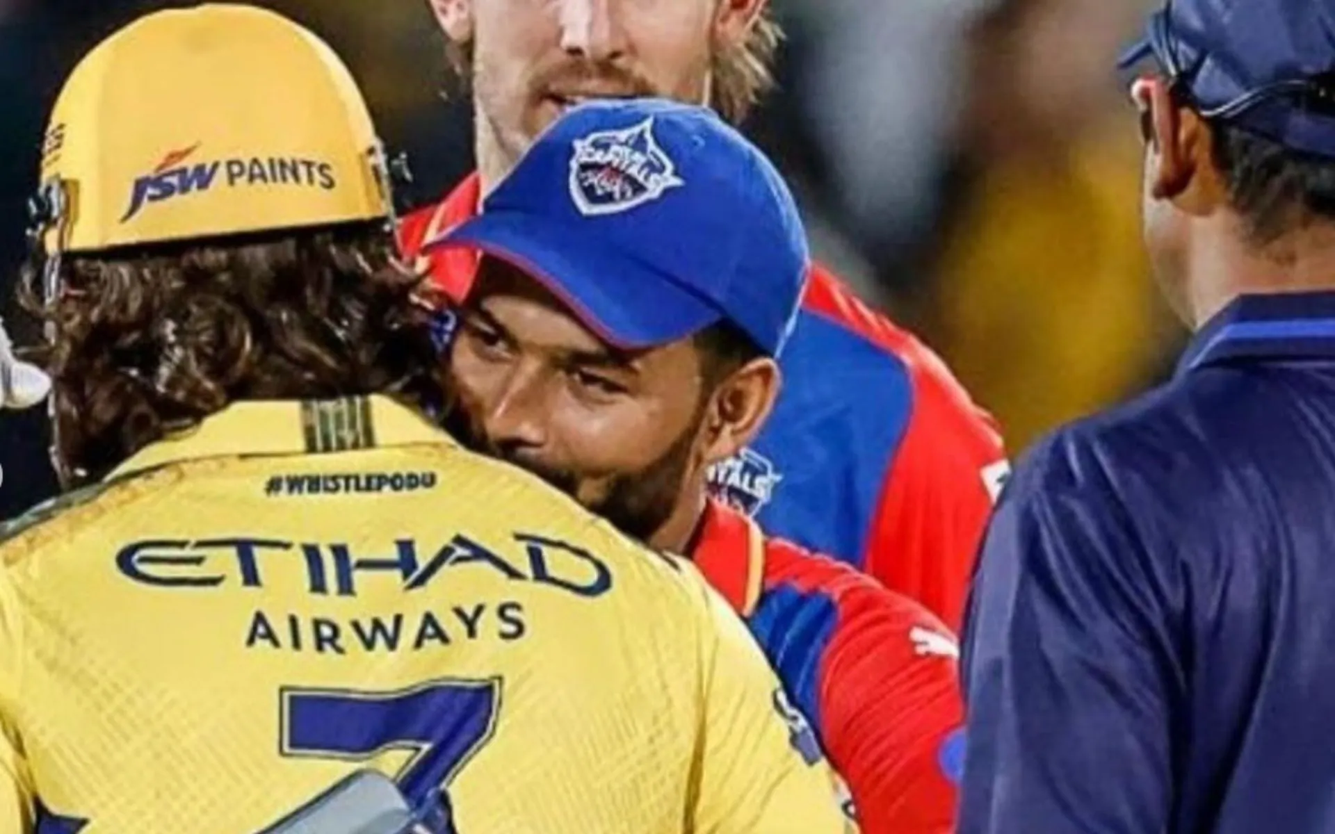 Rishabh Pant's Heartfelt Instagram Post For MS Dhoni; Hugging Him [instagram]