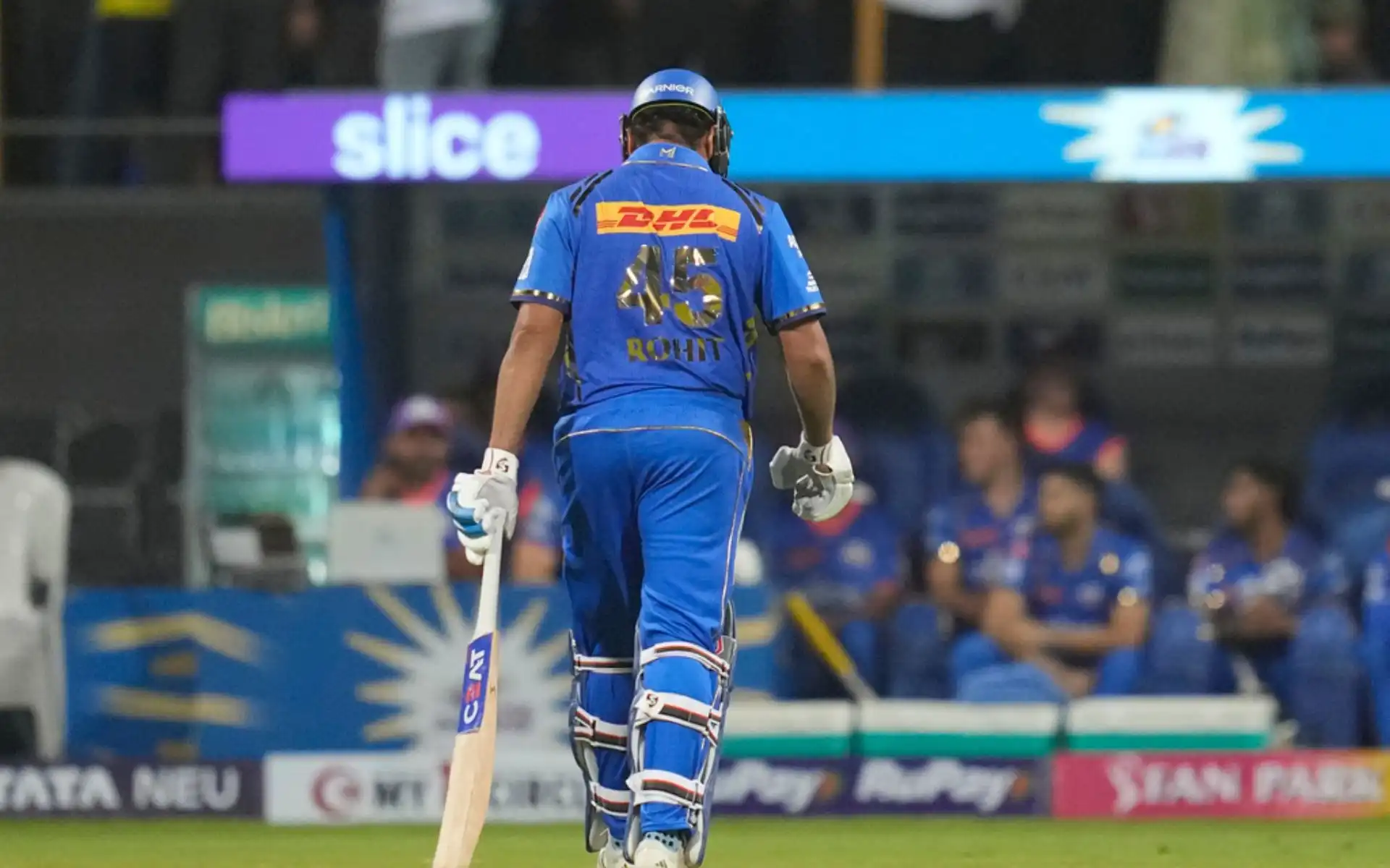 Rohit Sharma dismissed on duck against RR's Trent Boult (AP Photo)