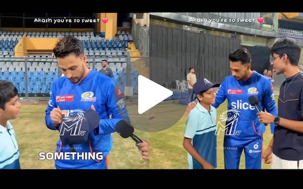 [Watch] Akash Madhwal's Sweet Gesture For A Young Cricketer; Arranges Tickets For Whole IPL 2024