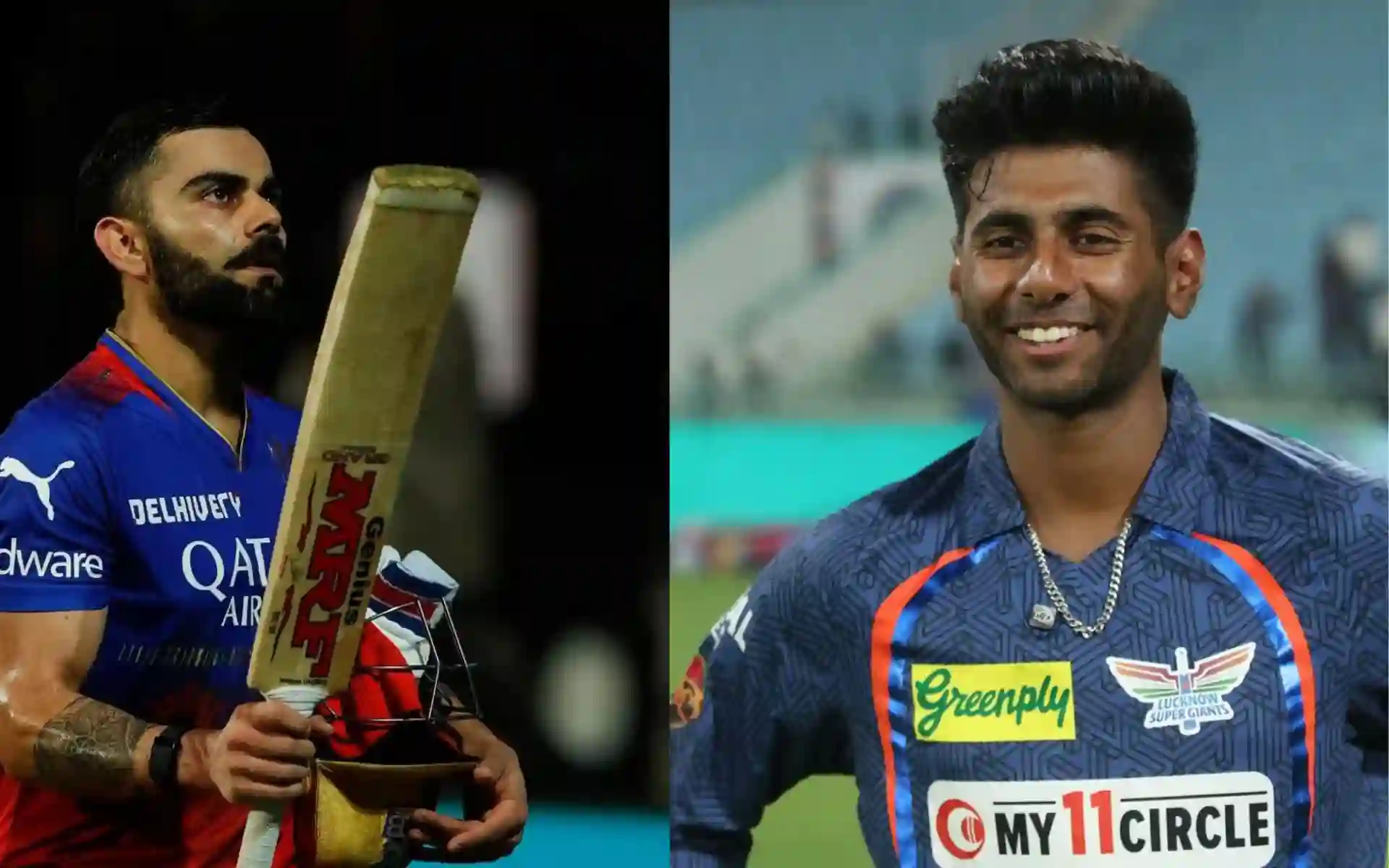 Virat Kohli and Mayank Yadav (iplt20.com)