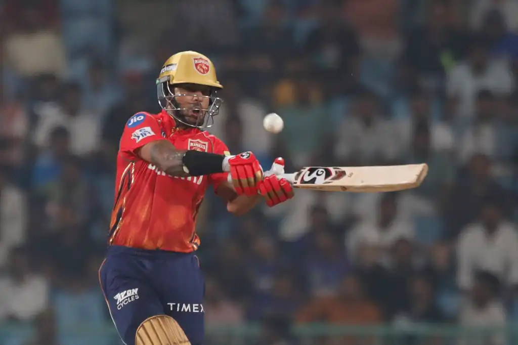 Dhawan has been a lone warrior with the bat for PBKS [AP]