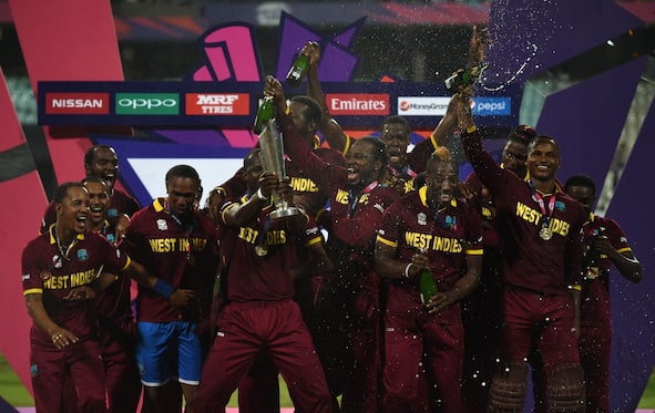 Throwback To When Carlos Brathwaite's Last Over Heroics Won The T20 WC For West Indies