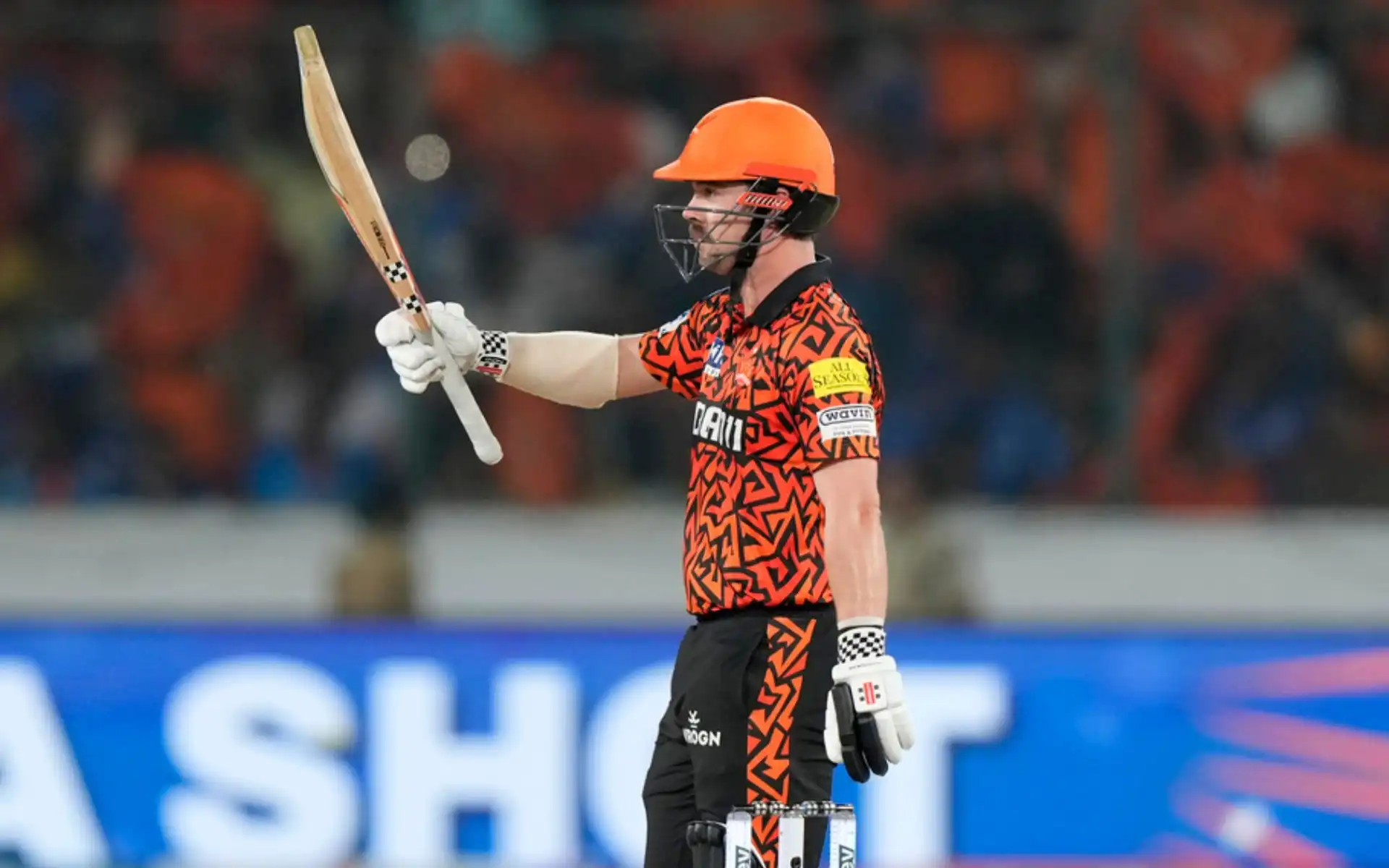 Travis Head during his half-century vs MI [AP Photos]