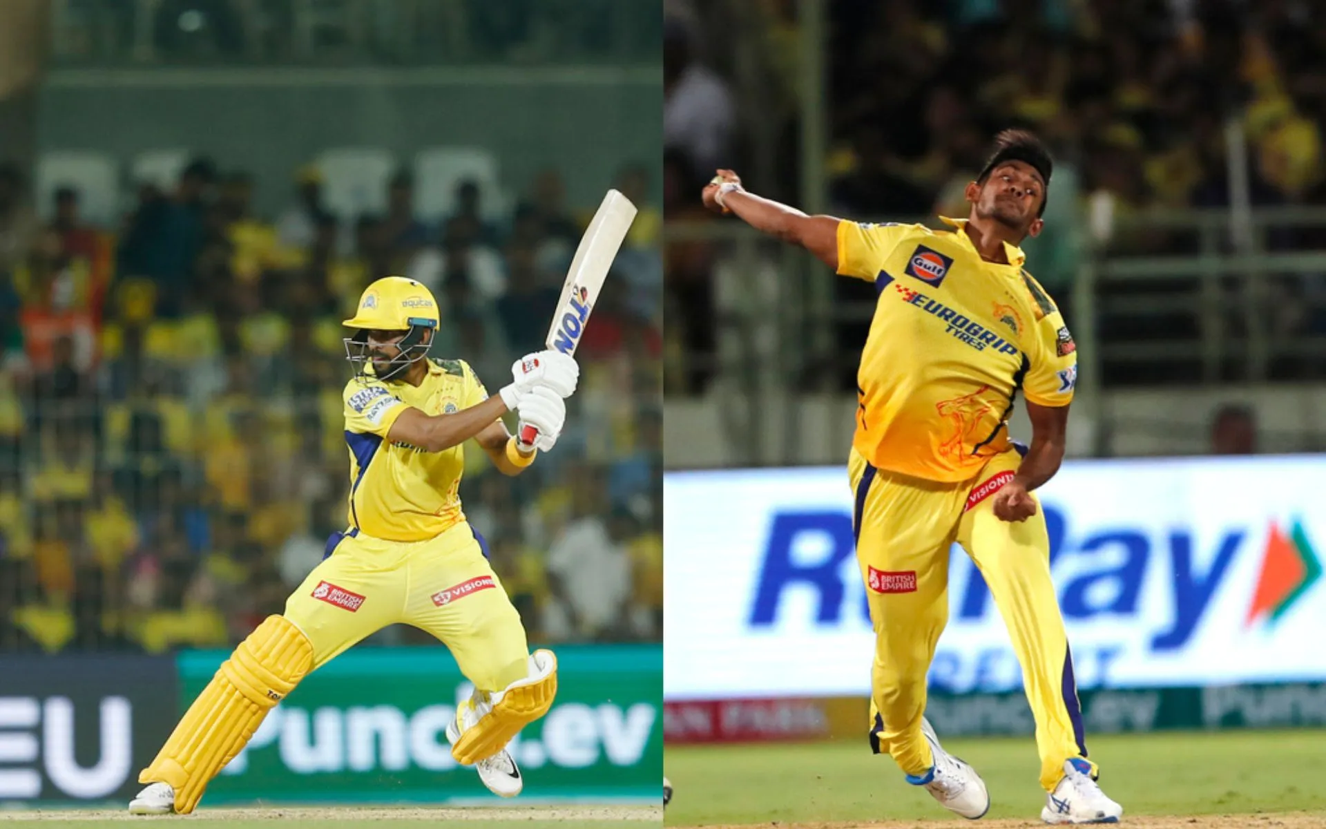 Ruturaj Gaikwad and Matheesha Pathirana will be important for CSK in this match [AP Photos]