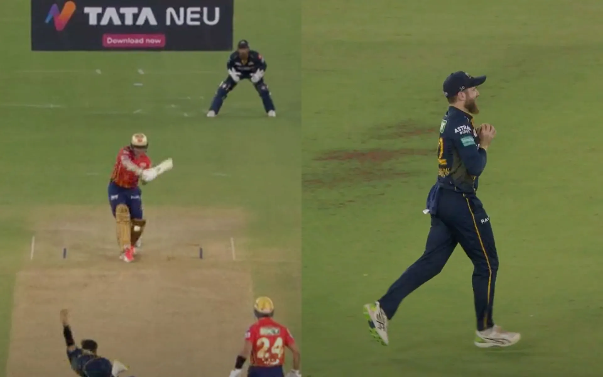 Sam Curran holed out to Williamson (X.com)