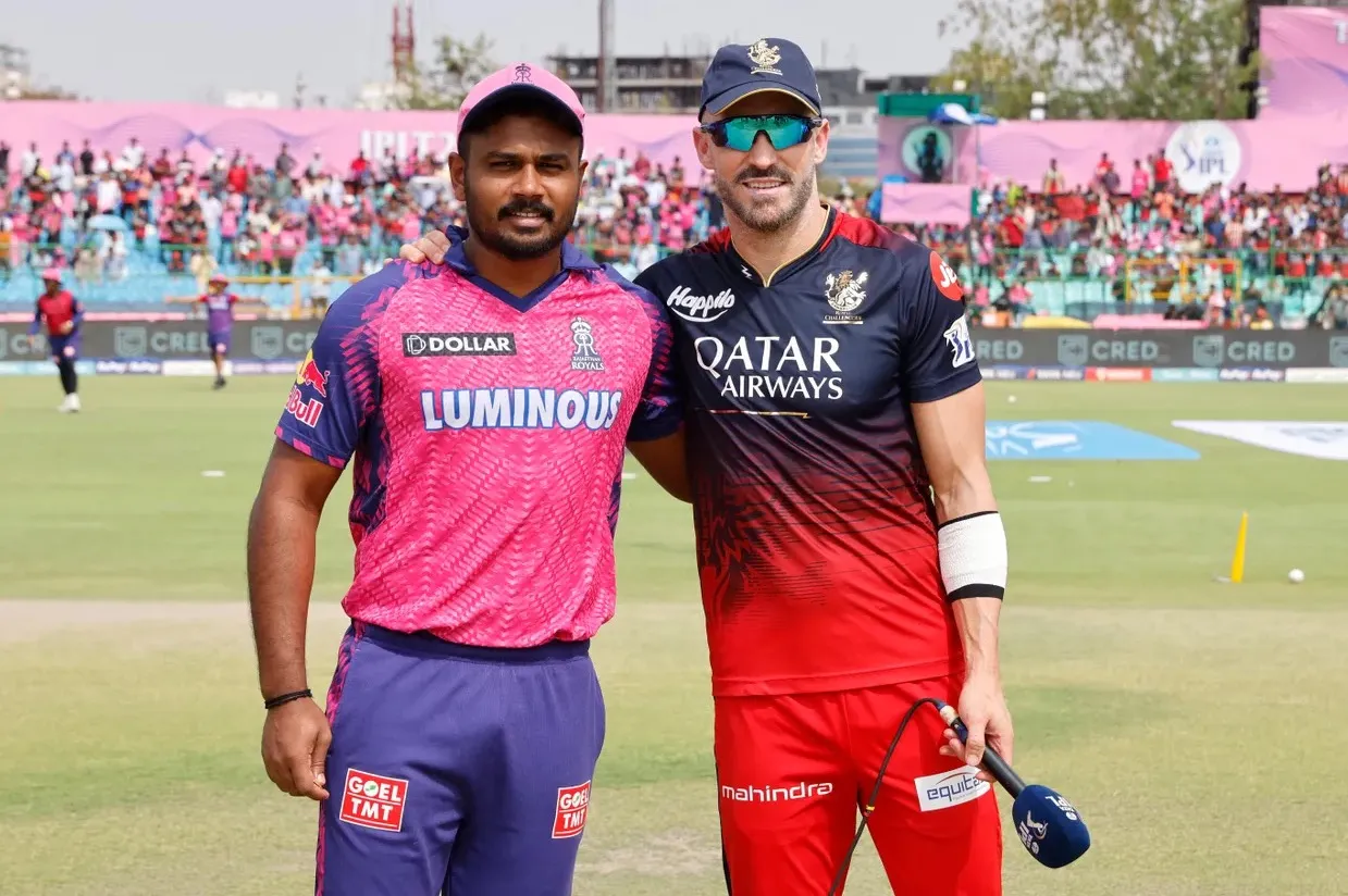 Sanju Samson and Faf du Plessis during IPL 2023 (IPLT20.com)
