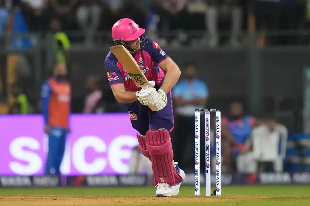 Jos Buttler could be dismissed by Topley [AP]