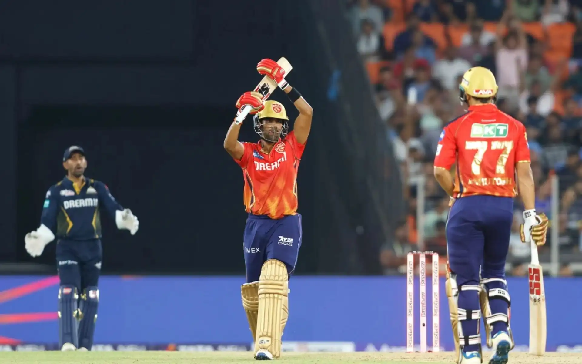 Shashank Singh, Ashutosh Sharma shared 43 off 22 balls against Gujarat Titans (BCCI)