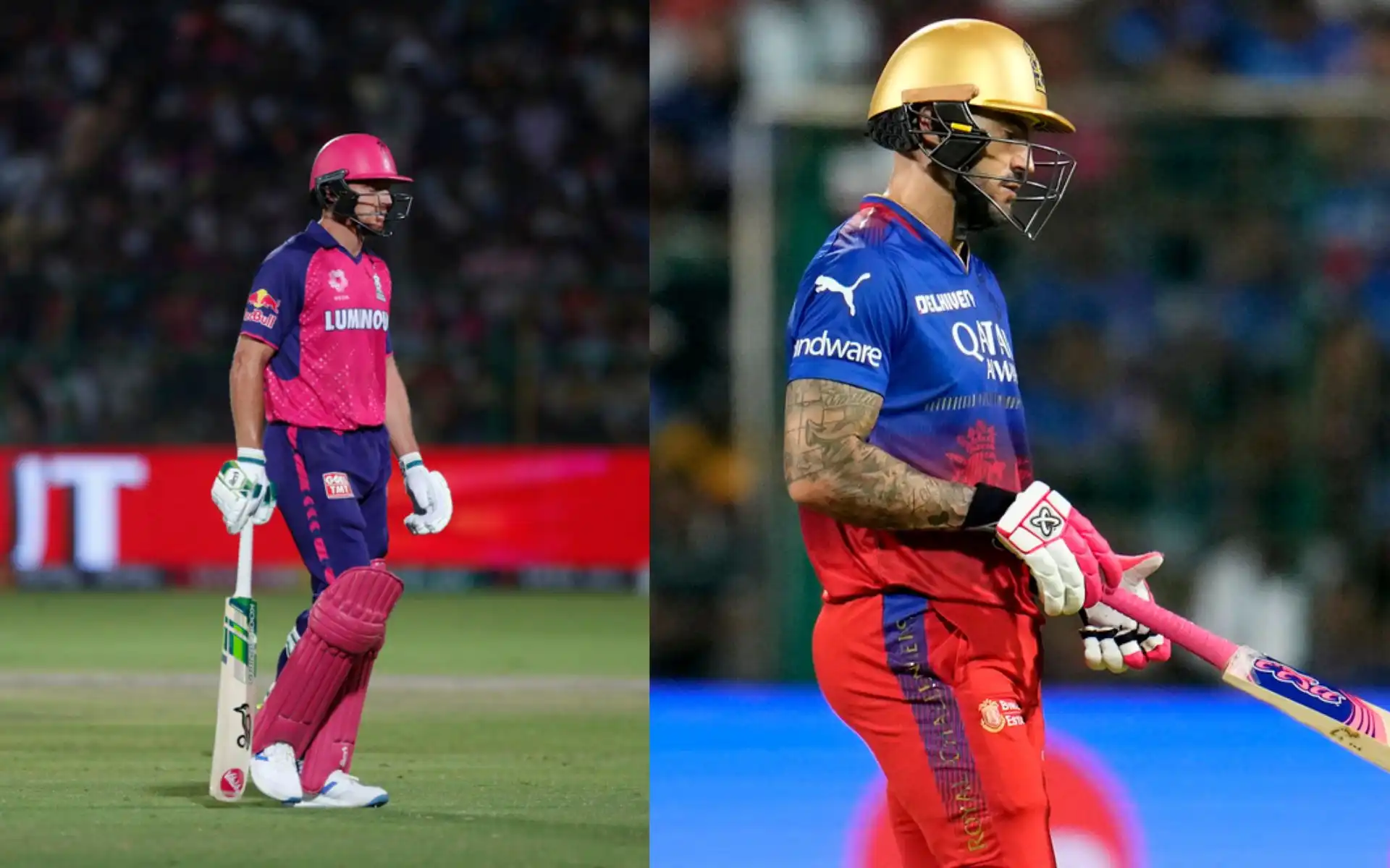 Jos Buttler and Faf du Plessis has been disappointing for their teams in IPL 2024 [AP Photos]