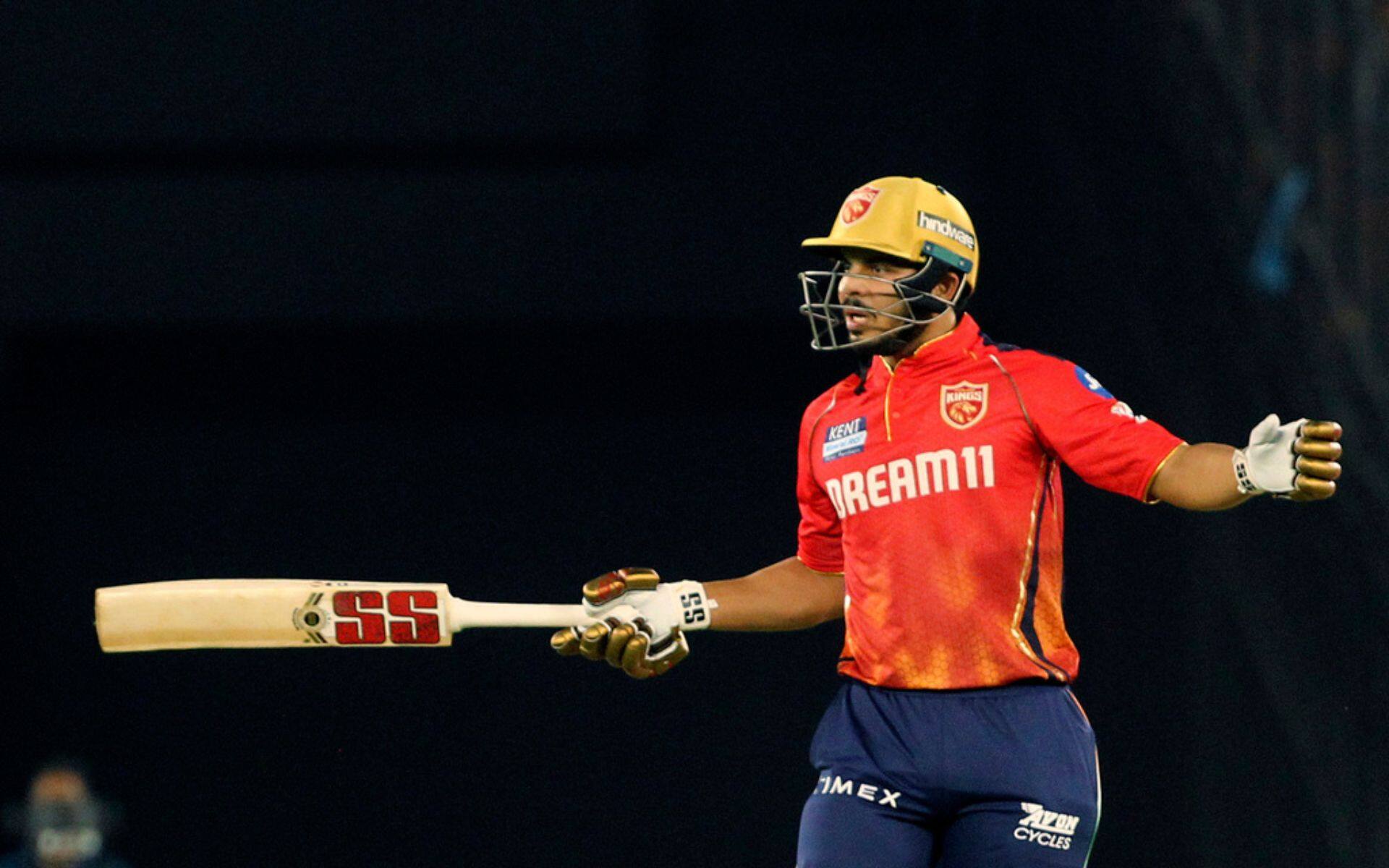 Ashutosh Sharma playing an explosive knock against GT (AP)