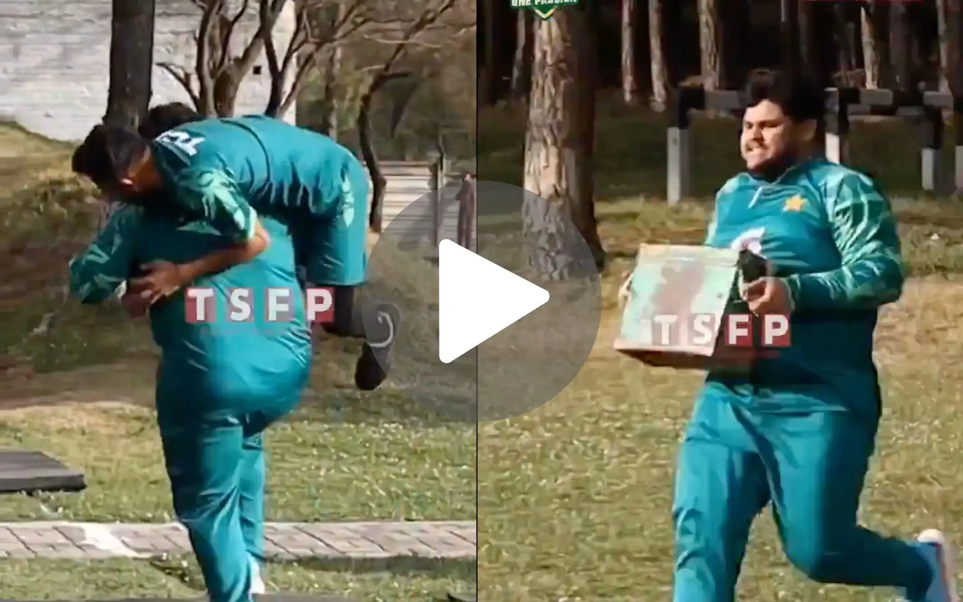 [Watch] Azam Khan's Hilarious Drills In PAK's Military Camp Leaves Teammates In Splits