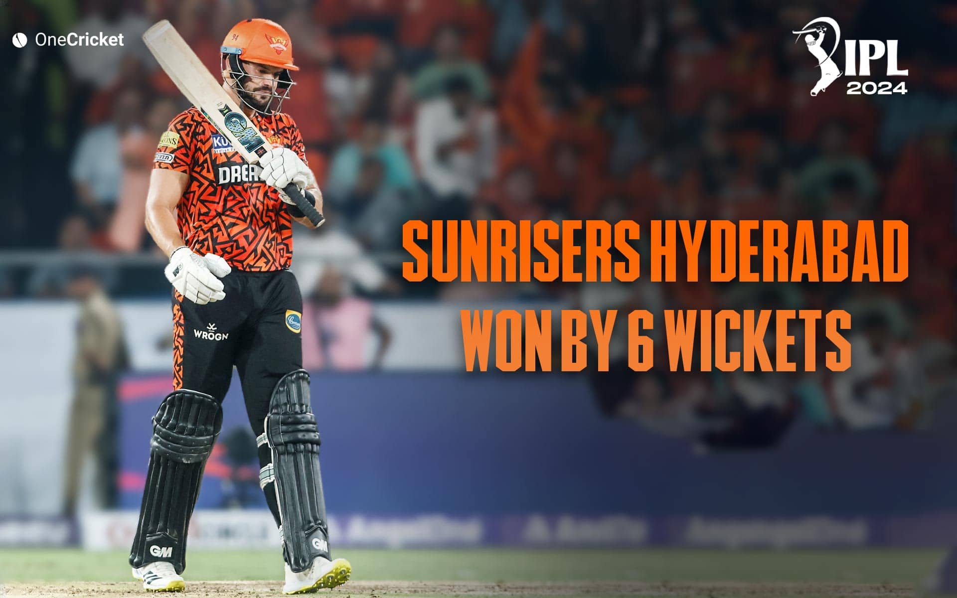 SRH defeats CSK by 6 wickets (OneCricket)
