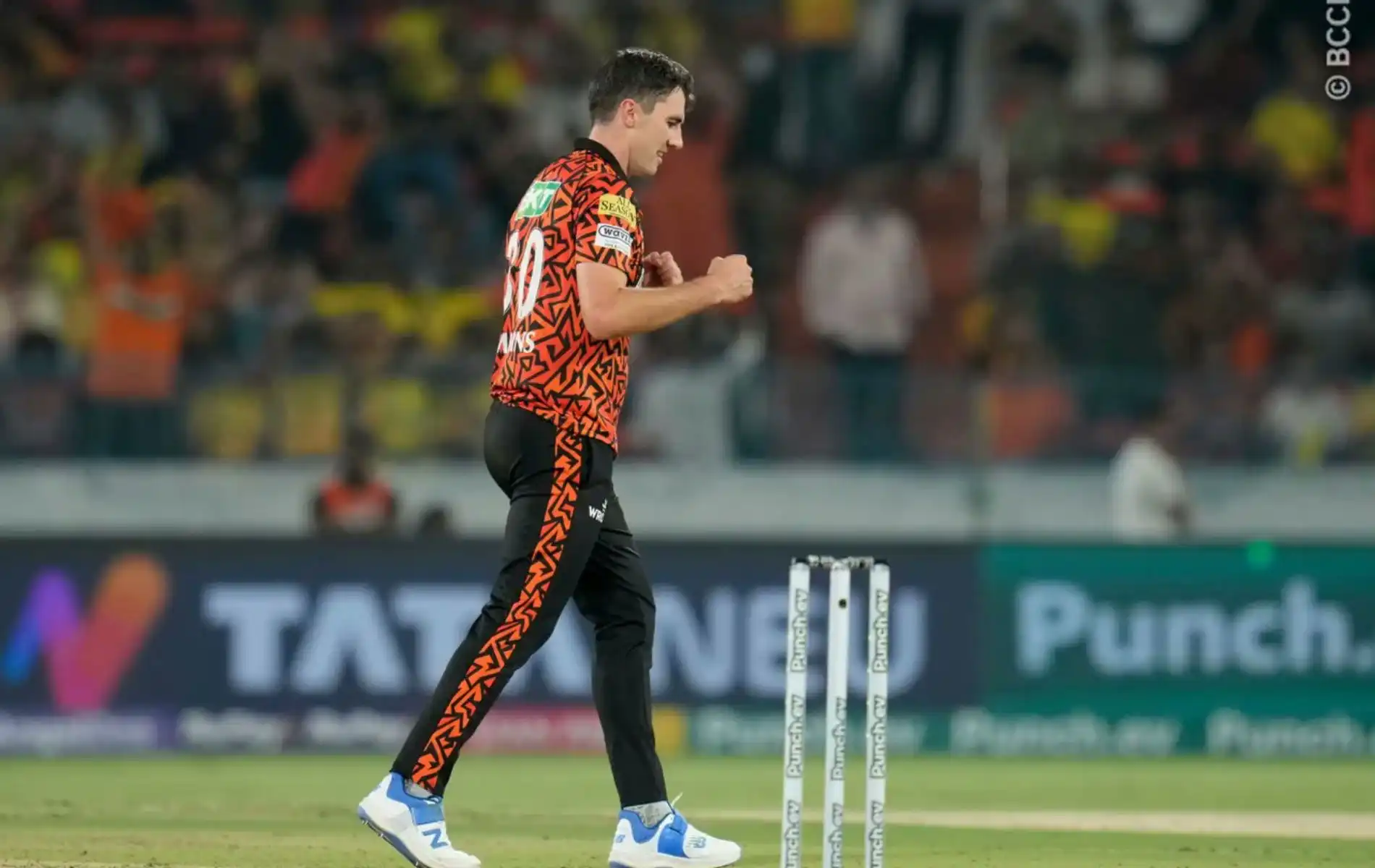 Cummins led SRH to control CSK scoring and restricting them to 165 runs (X)