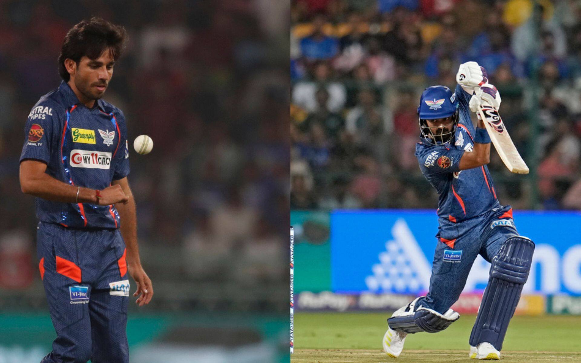 Ravi Bishnoi and KL Rahul will be important for the Super Giants in the match [AP Photos]
