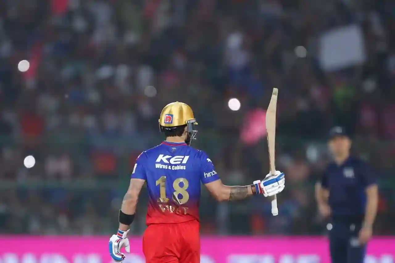 Virat Kohli celebrating his century against Rajasthan Royals in IPL 2024 (BCCI)