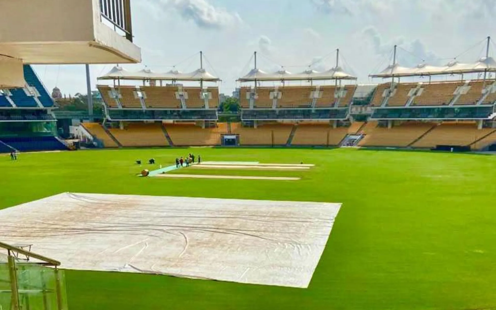 MA Chidambaram Stadium Weather Report [x.com]