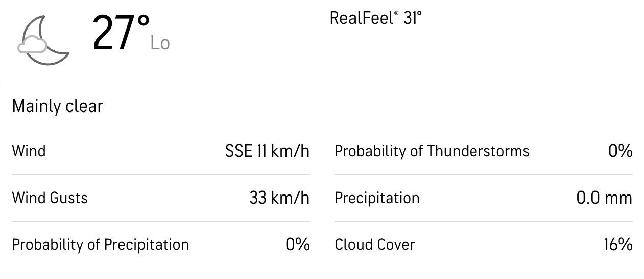 Weather Report For CSK Vs KKR IPL 2024 Match [x.com]