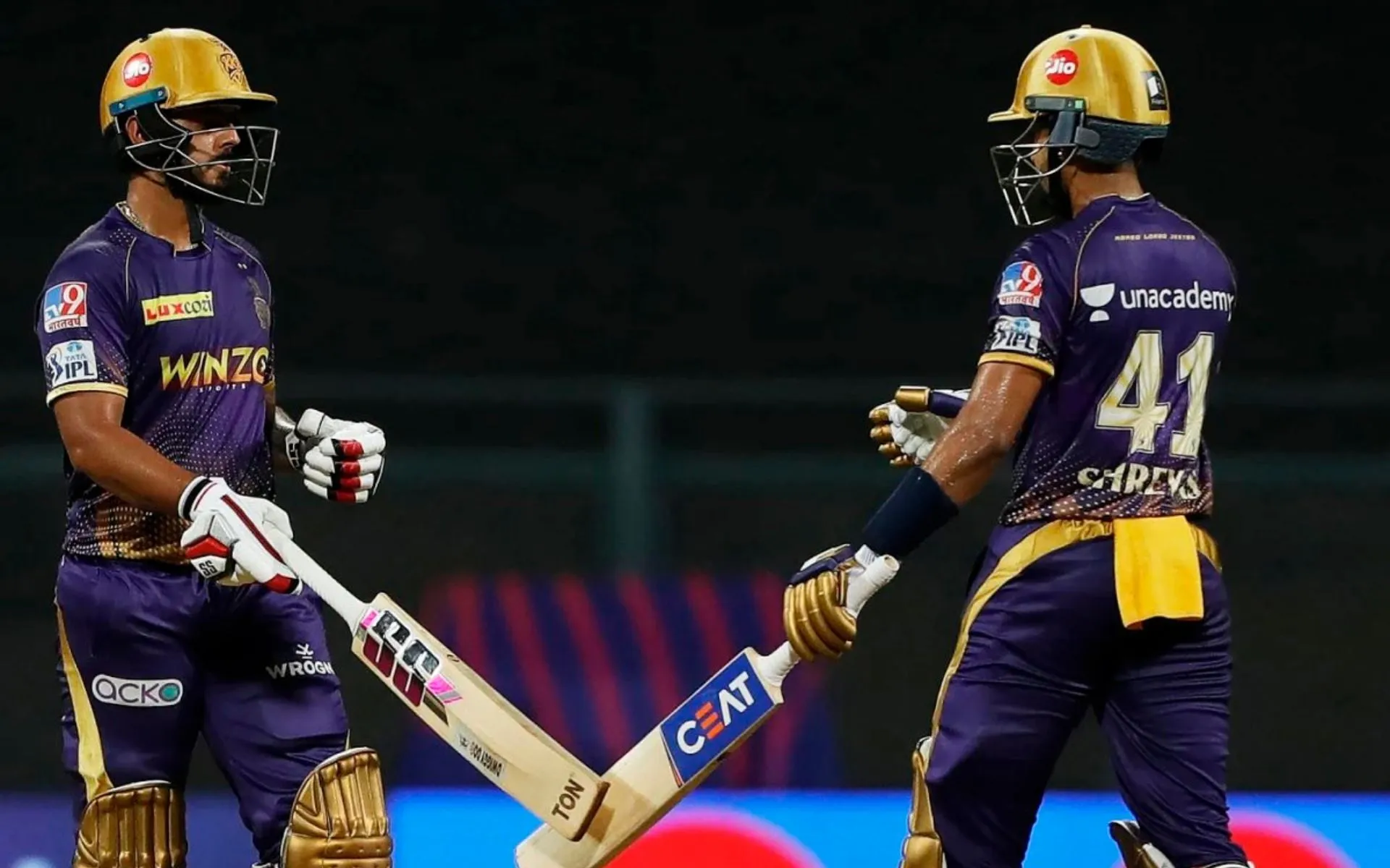 Nitish Rana & Shreyas Iyer (X.com)