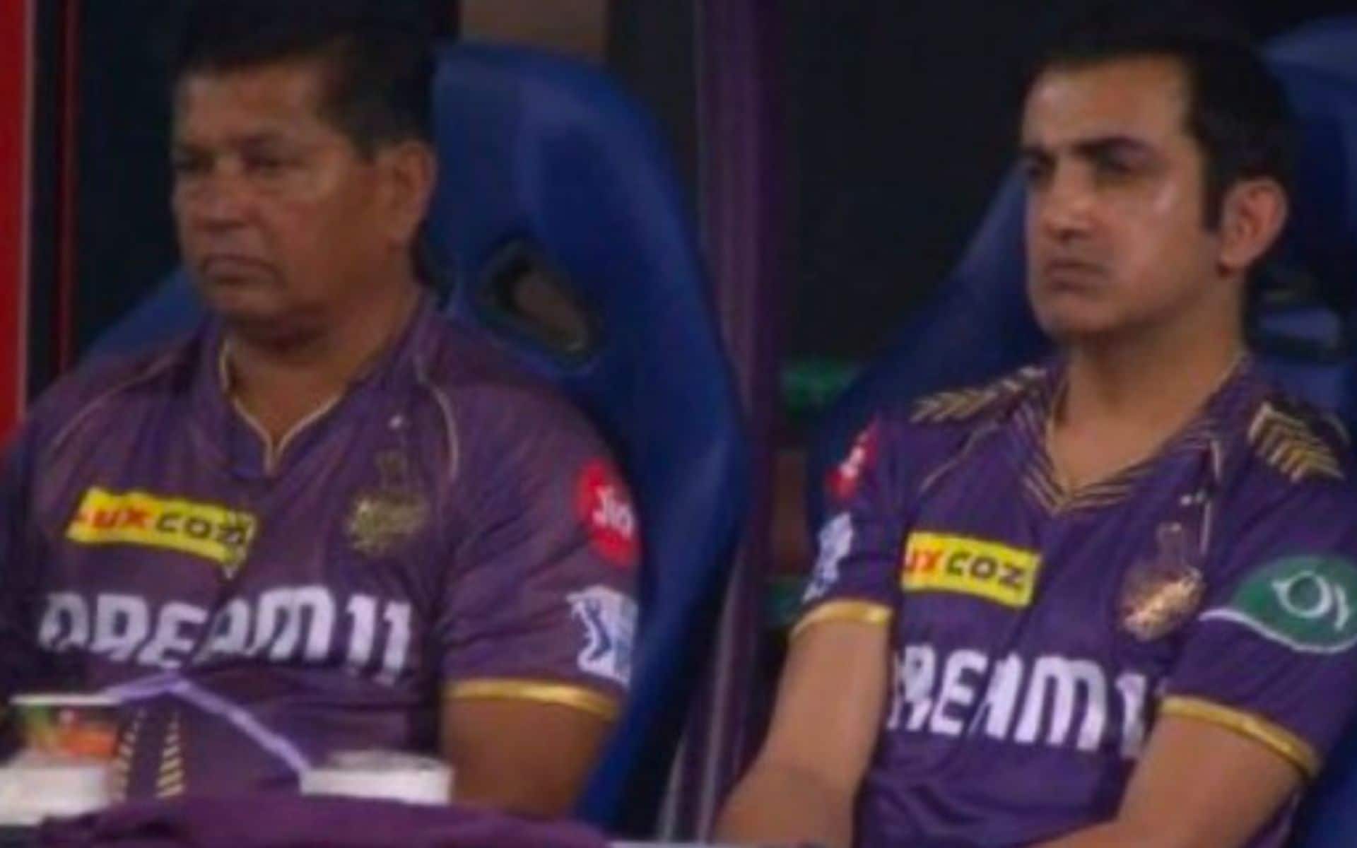 Gautam Gambhir looked visibly angry at the team (X.com)