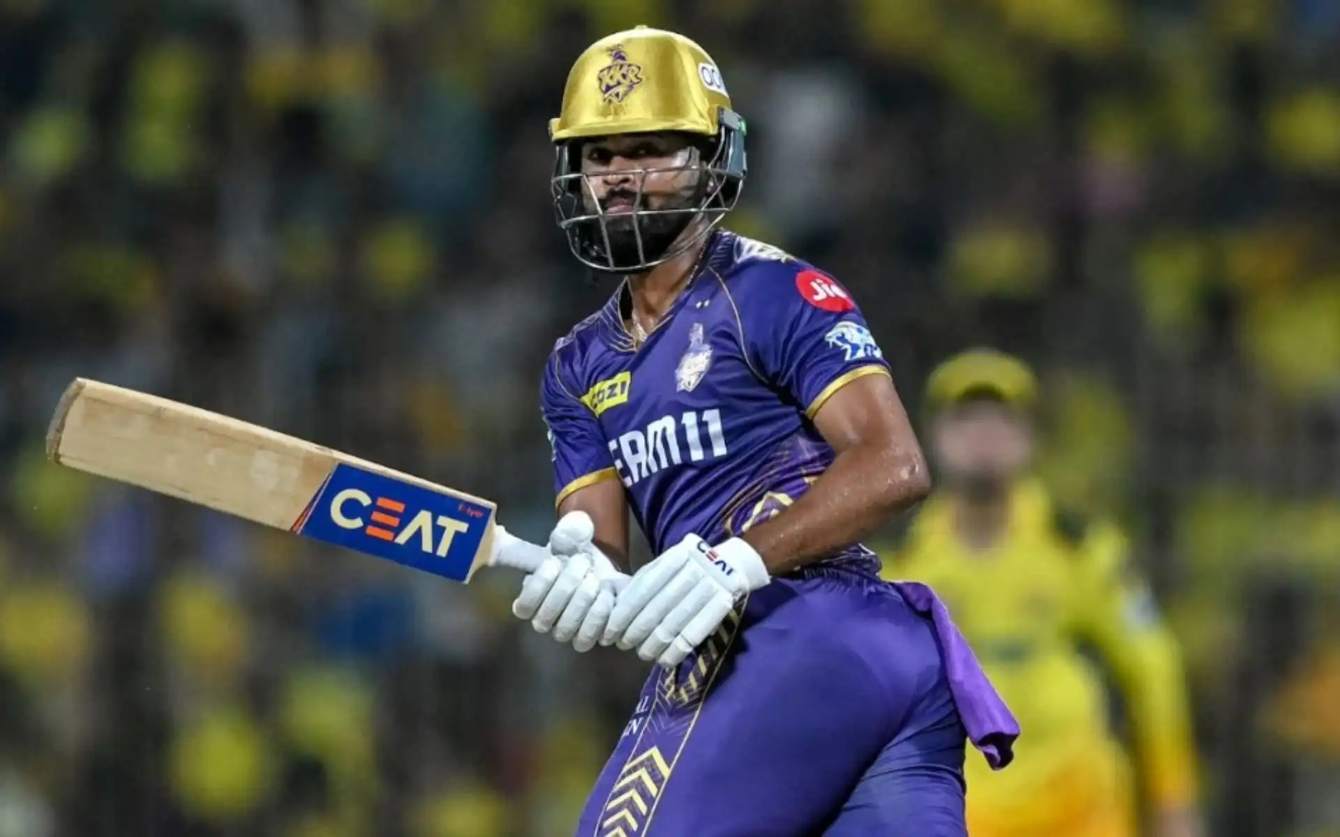 Shreyas Iyer in action against CSK in IPL 2024 (x.com)