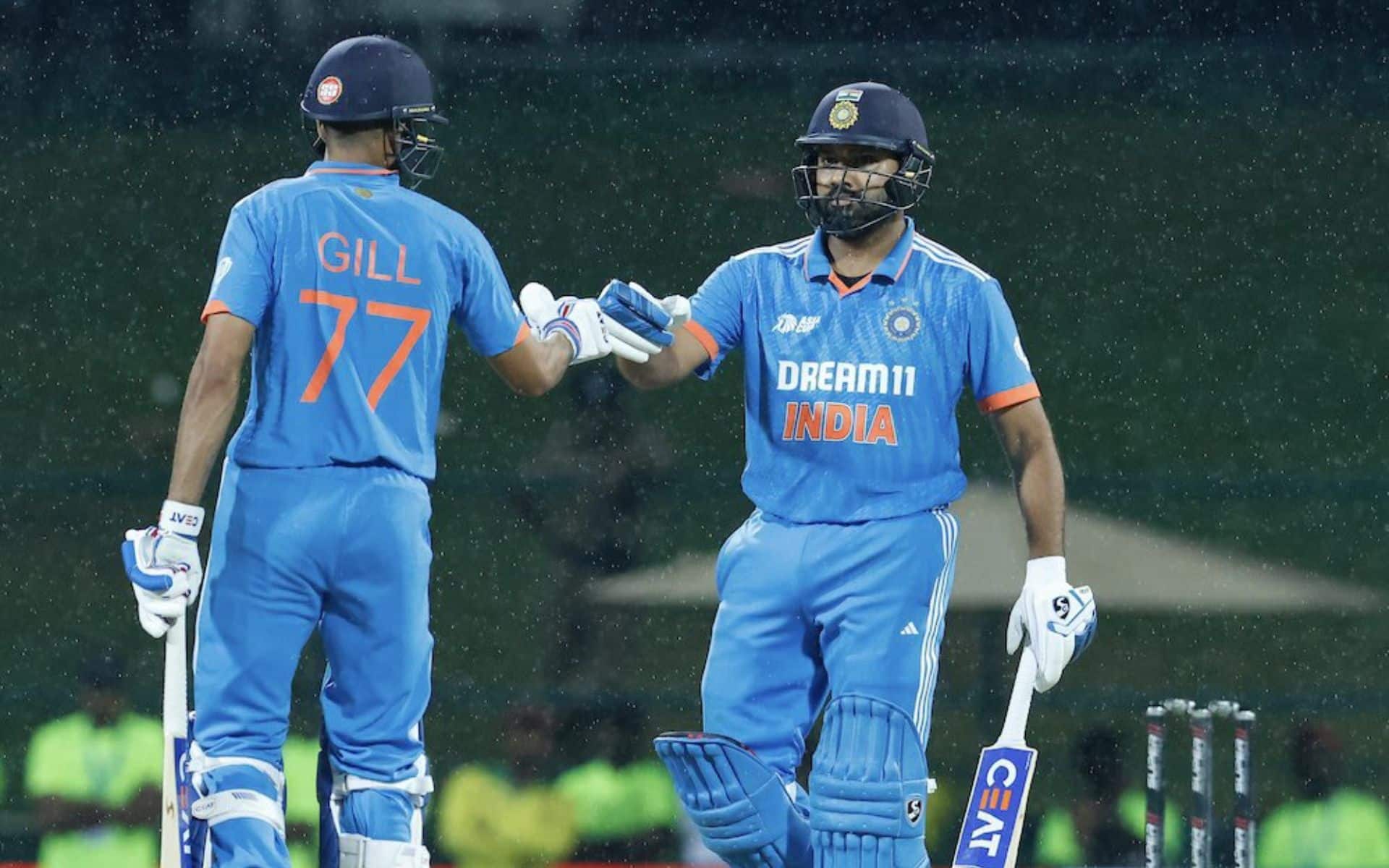 Rohit and Shubman Gill gave India electrifying starts in Asia Cup 2023
