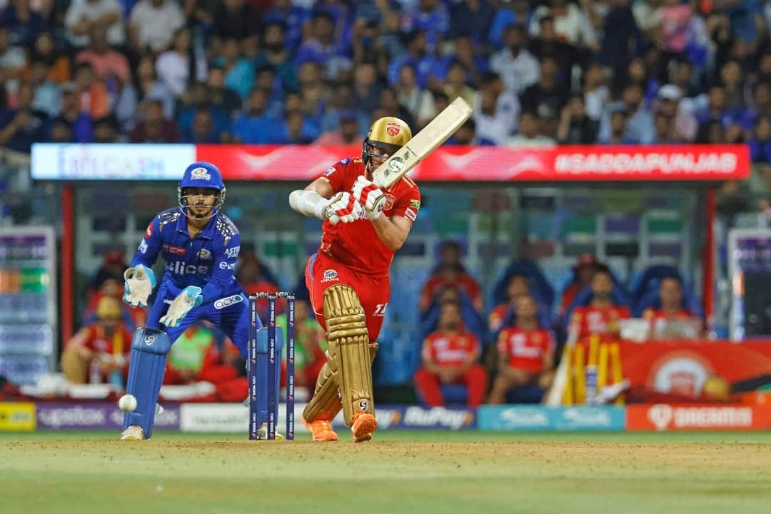 Punjab Kings hammered 96 runs in the last five overs against Mumbai Indians (X.com)