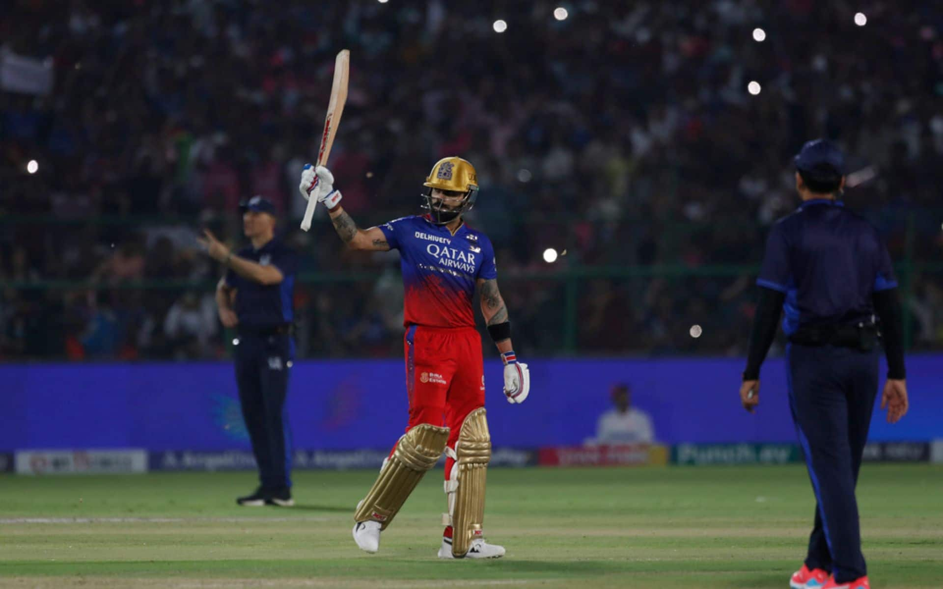 Virat Kohli scored his 8th century in IPL 2024 vs RR (AP)