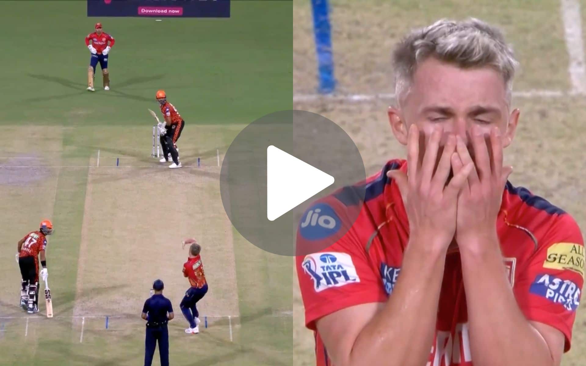 [Watch] Sam Curran ‘Snatches His Face’ As Jaydev Unadkat Turns MS Dhoni With Last-Ball Six
