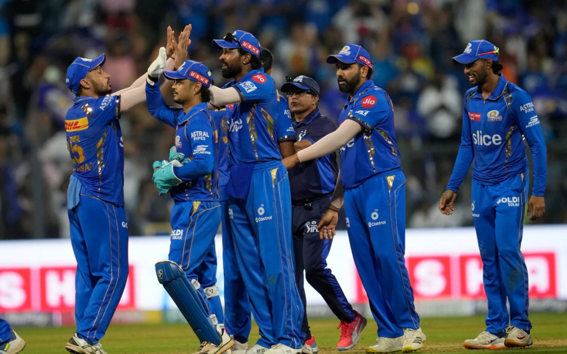 Mumbai Indians players in IPL 2024 (X.com)