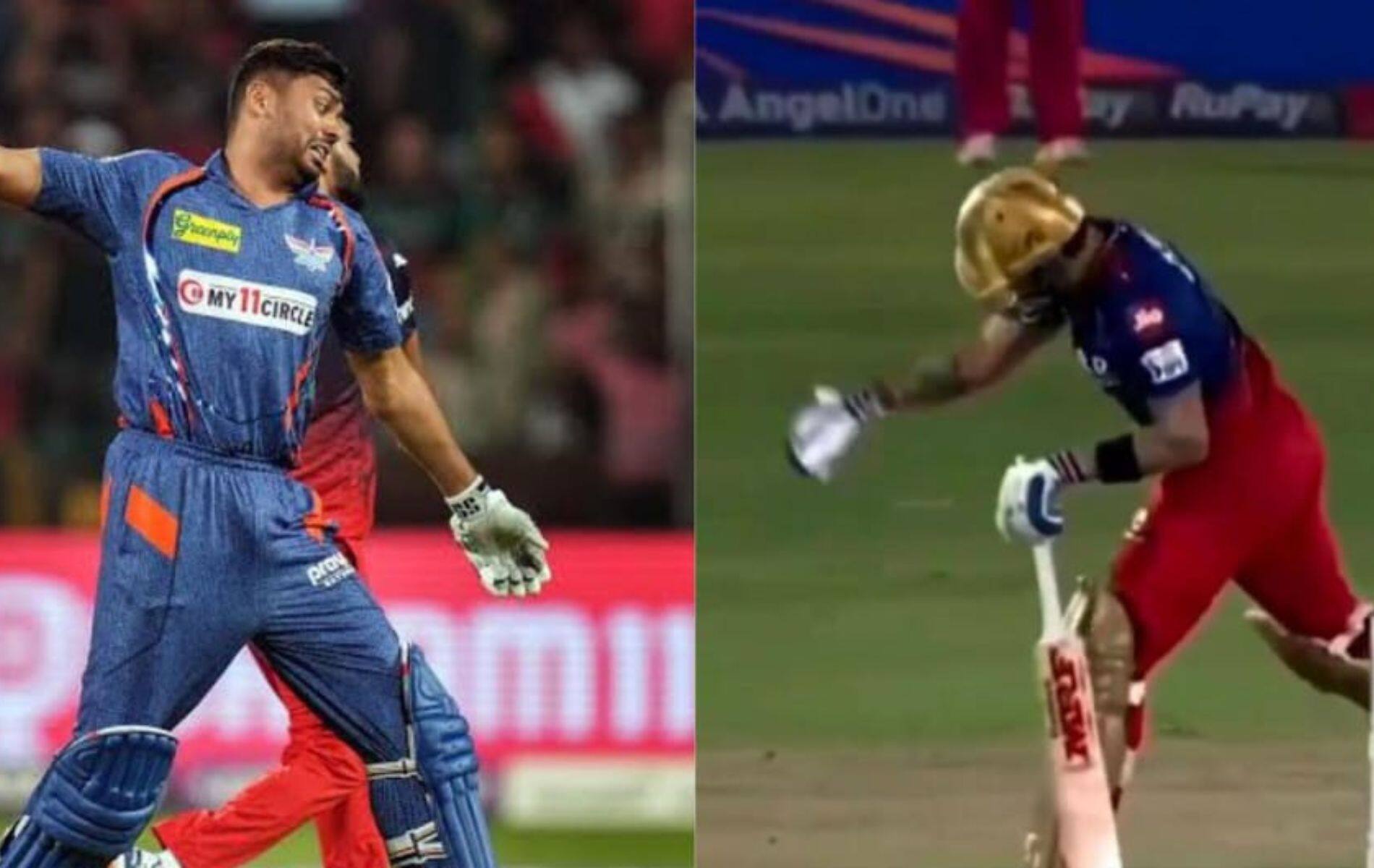 Kohli mimics Avesh's helmet celebration (X)