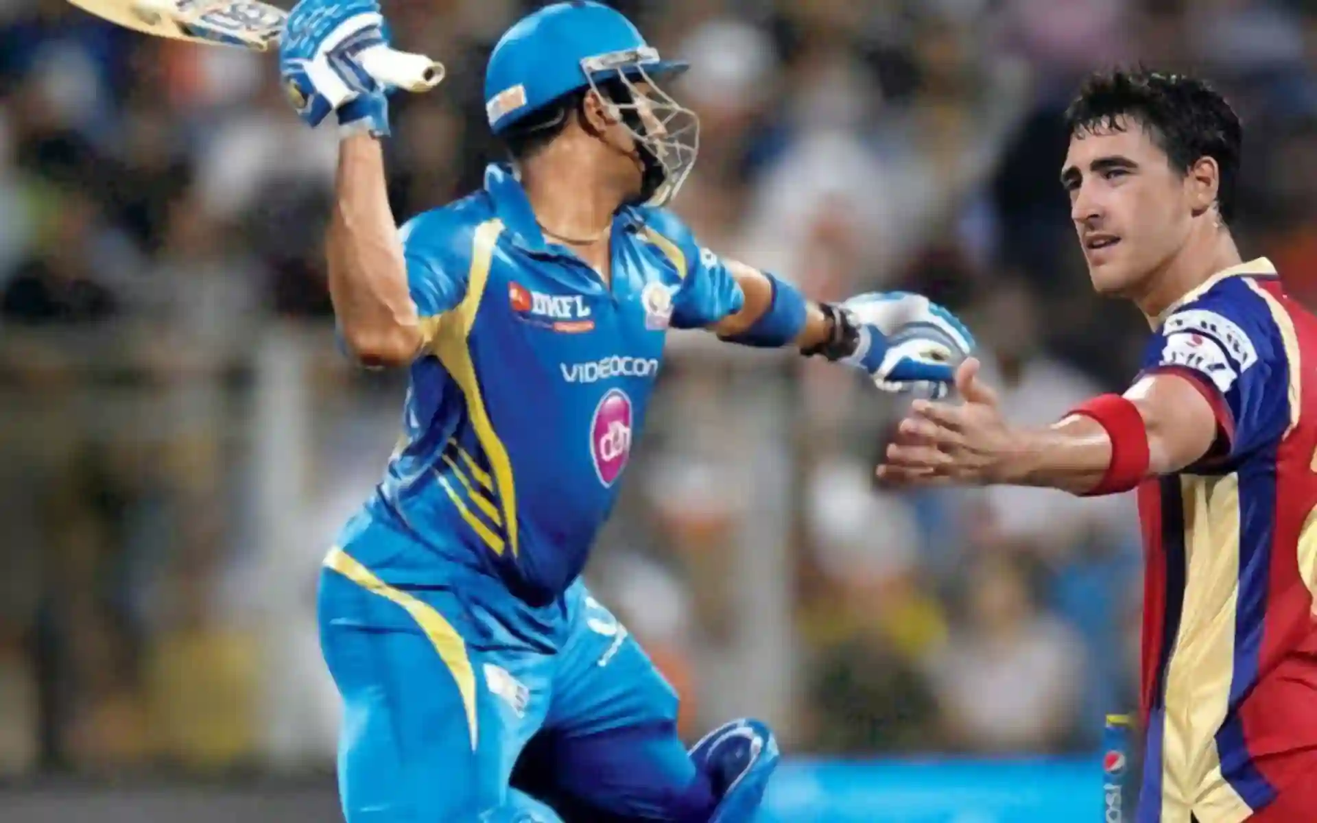 Kieron Pollard and Starc fight in IPL (X.com)