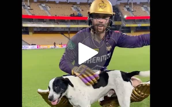 [Watch] Phil Salt Wins Fans' Hearts By Playing With An Adorable Puppy During Practice Session