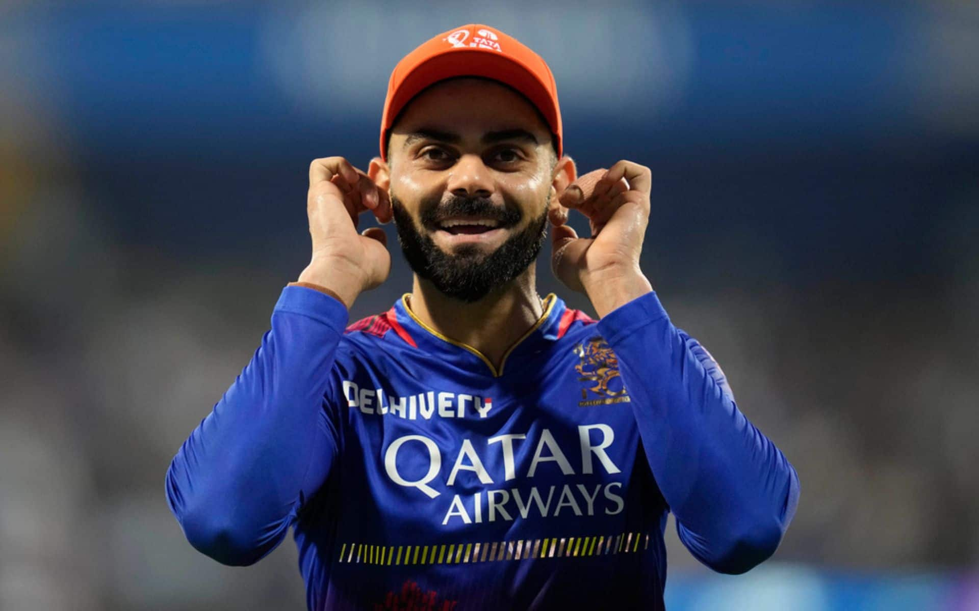 Virat Kohli during MI vs RCB clash at Wankhede Stadium [AP Photos]