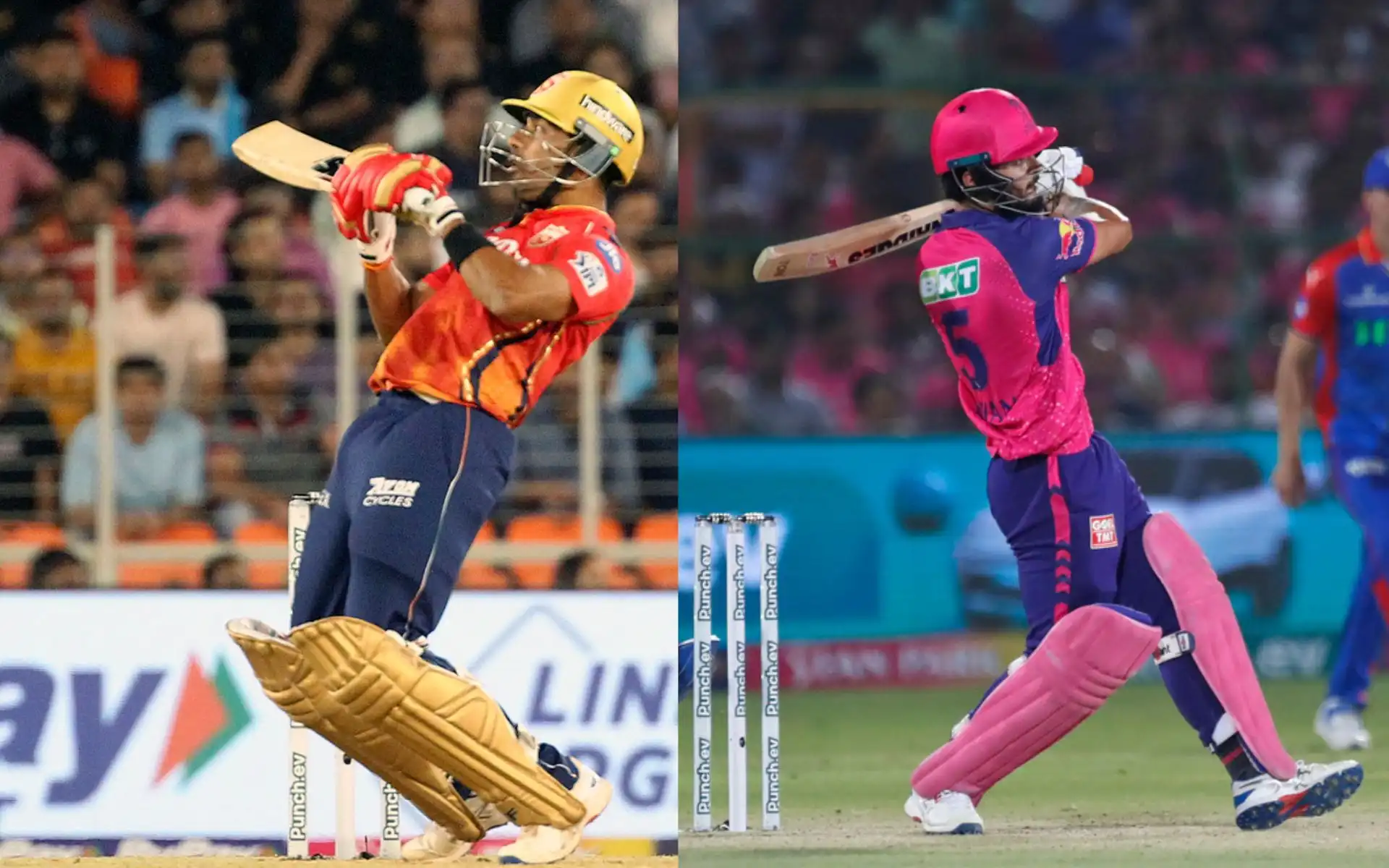 Shashank Sing and Riyan Parag will be crucial for their teams in the match [AP Photos]