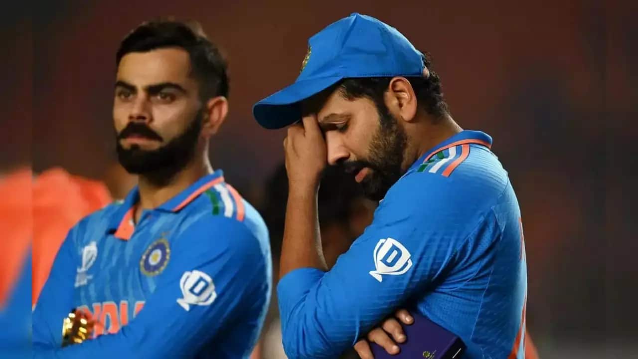 Rohit and Kohli after the WC final [X]