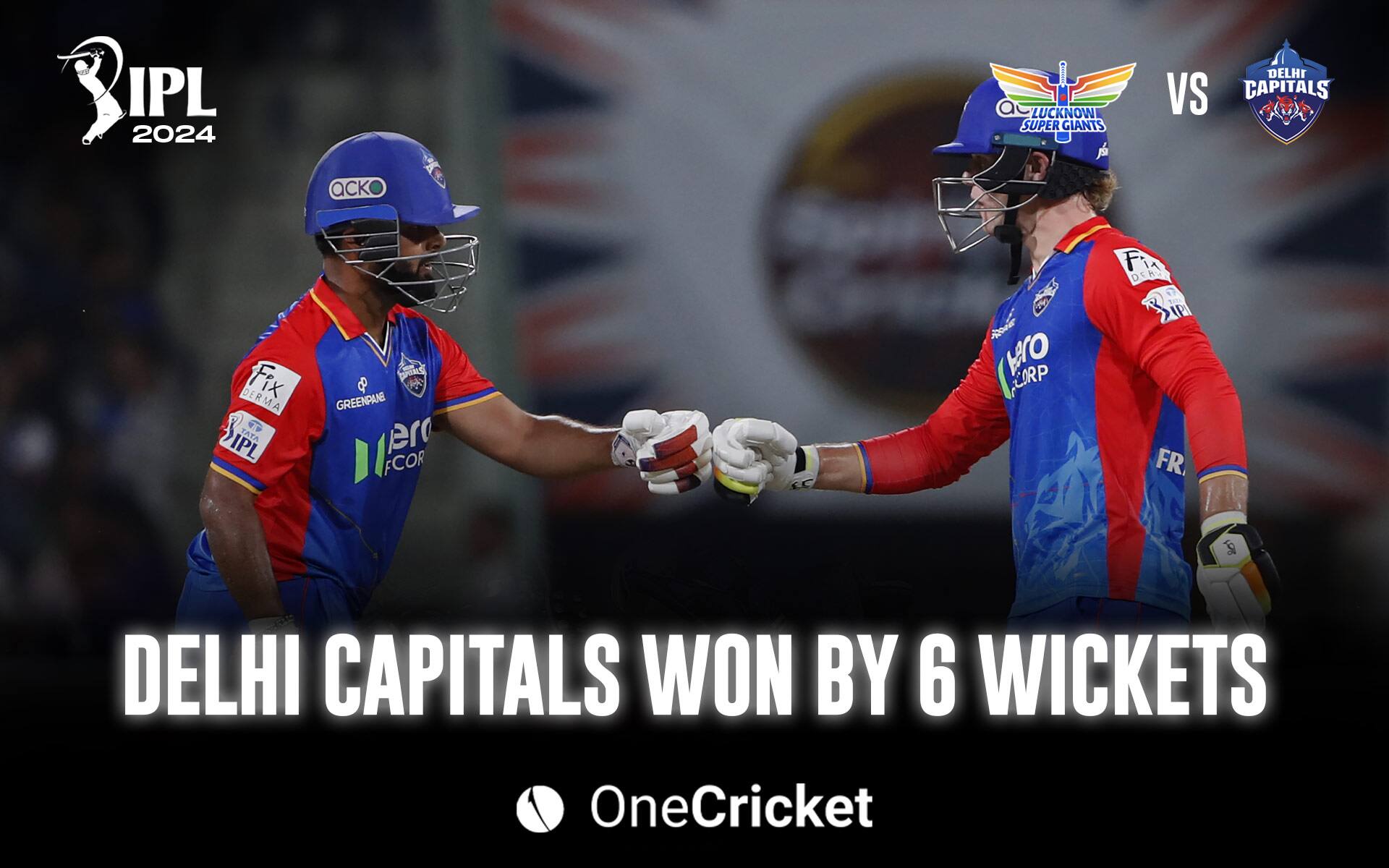 Rishabh Pant's DC secured its second victory of the 2024 IPL season 
