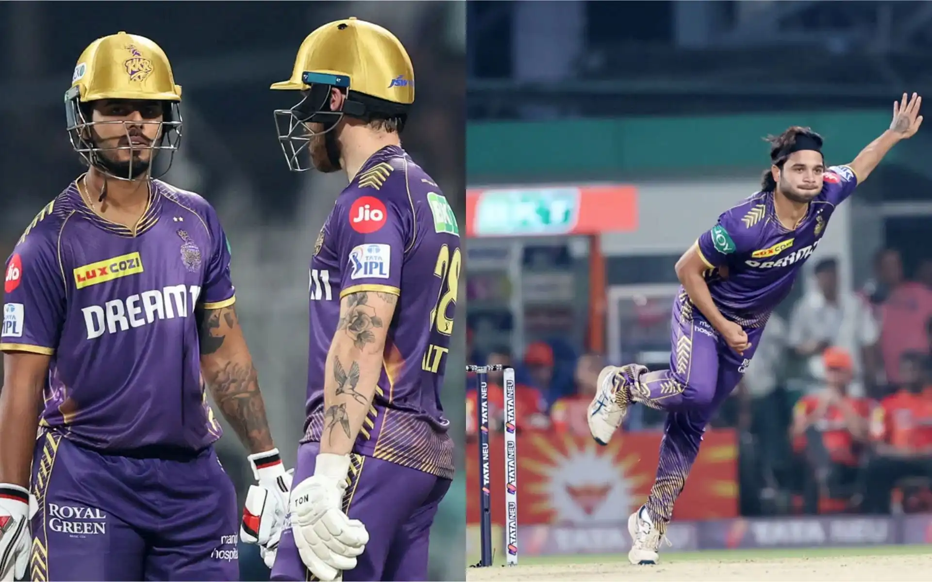 Nitish Rana and Suyash Sharma represented KKR in their IPL 2024 opener (BCCI)